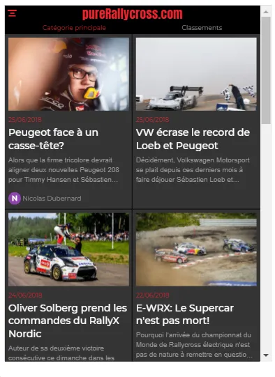 pureRallycross.com | Indus Appstore | Screenshot