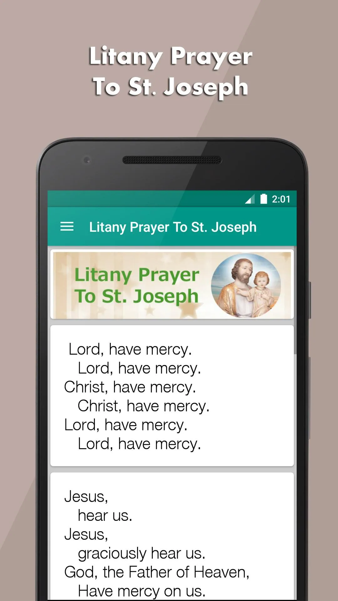 St. Joseph Novena Prayers | Indus Appstore | Screenshot