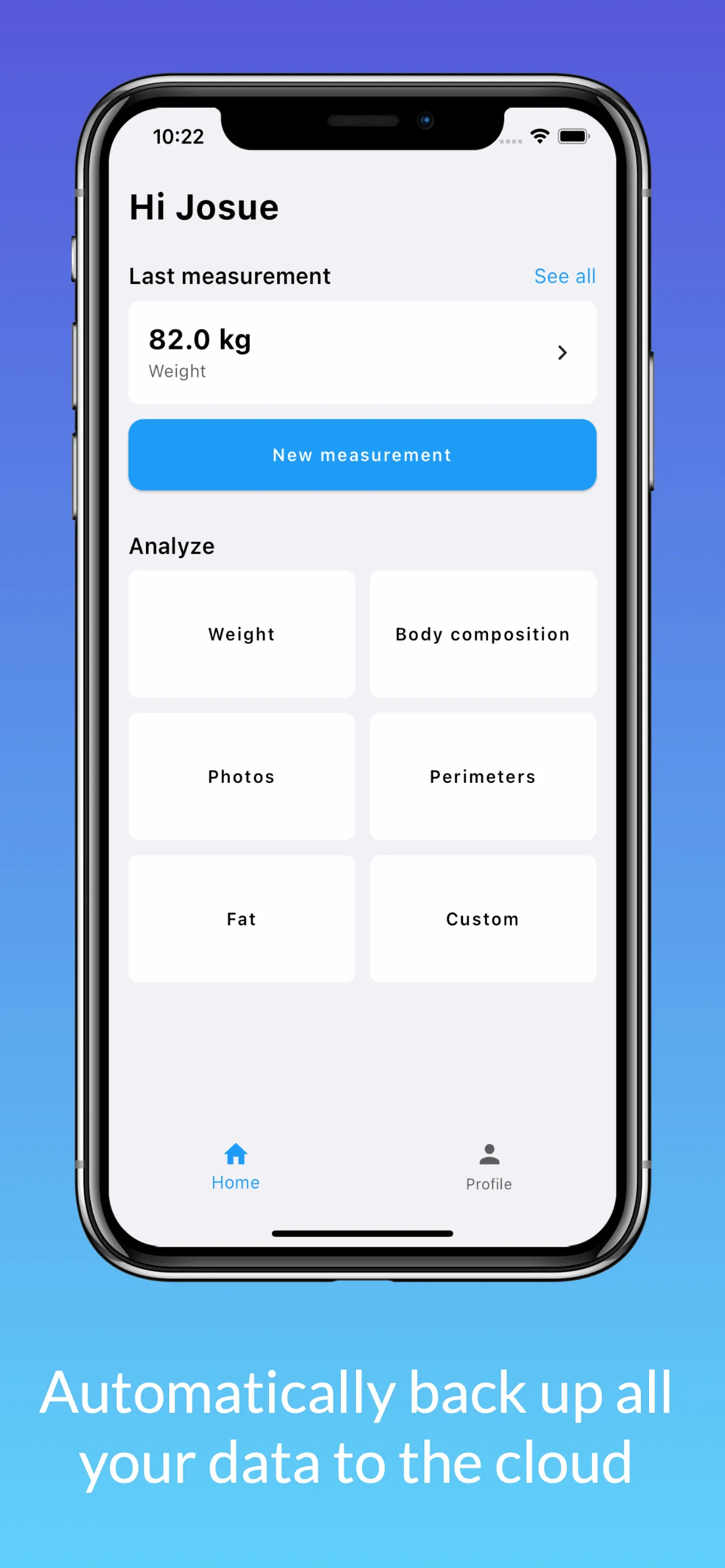 StartFit - Body Measurements | Indus Appstore | Screenshot