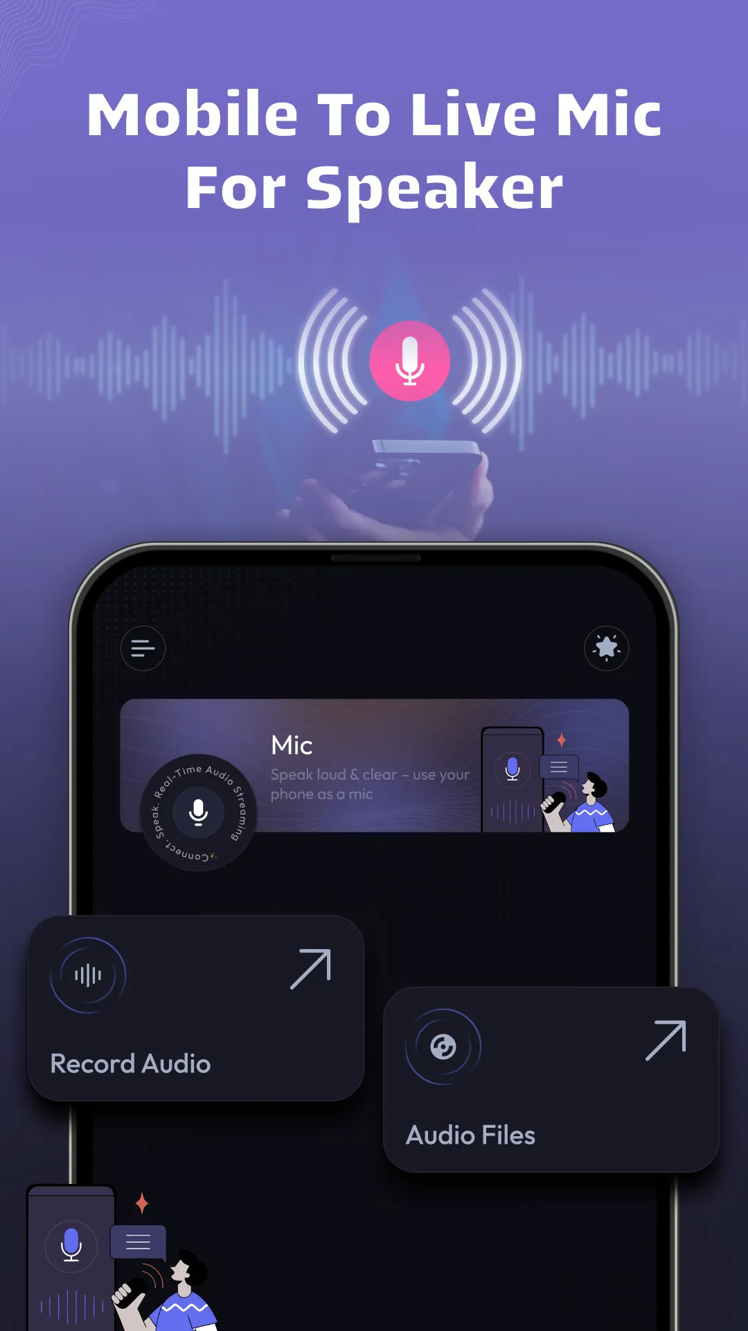 Mobile to Live Mic for Speaker | Indus Appstore | Screenshot