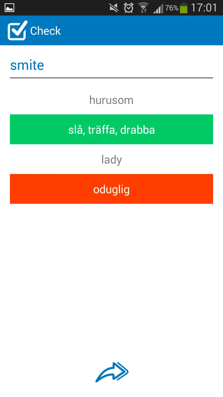 Swedish - English dictionary | Indus Appstore | Screenshot