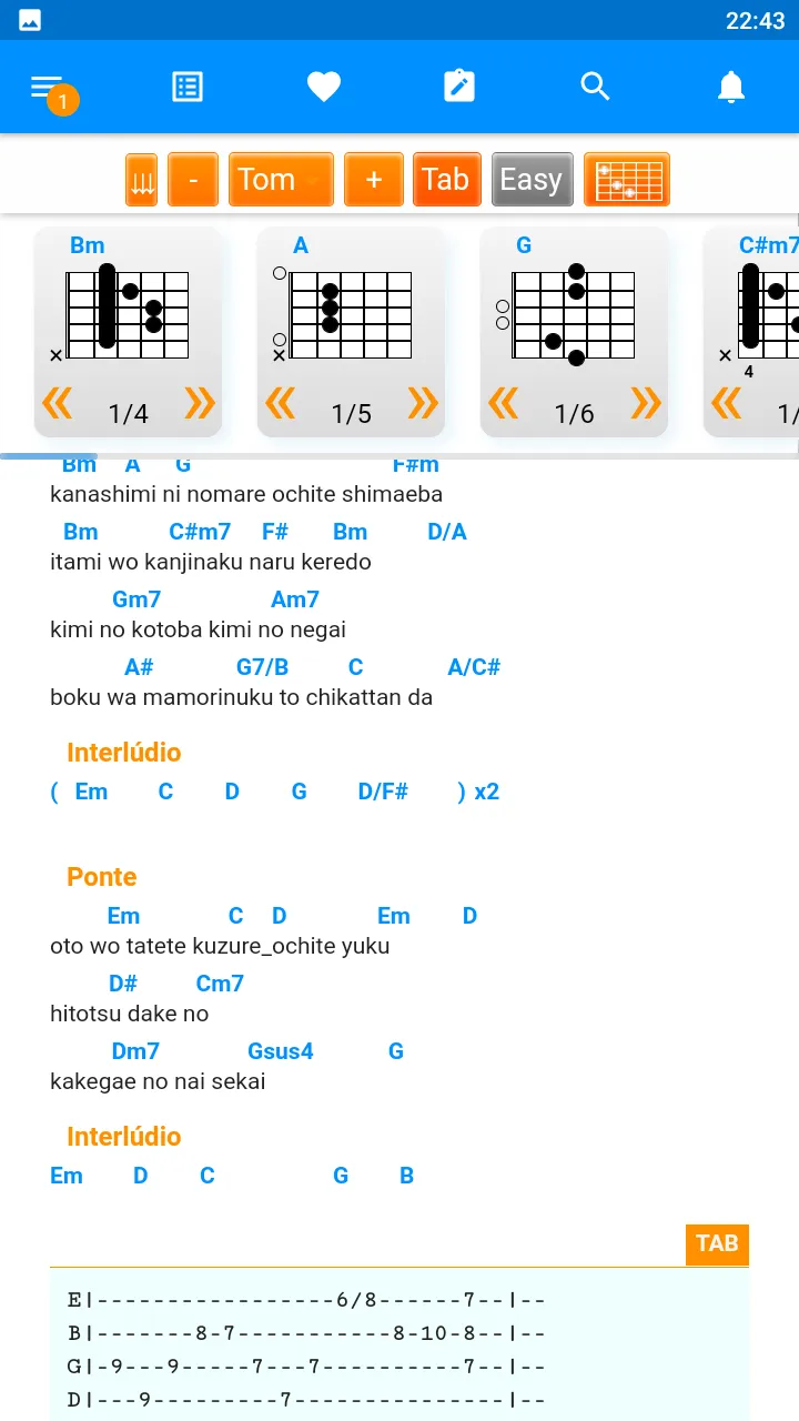 Animes Chords | Indus Appstore | Screenshot