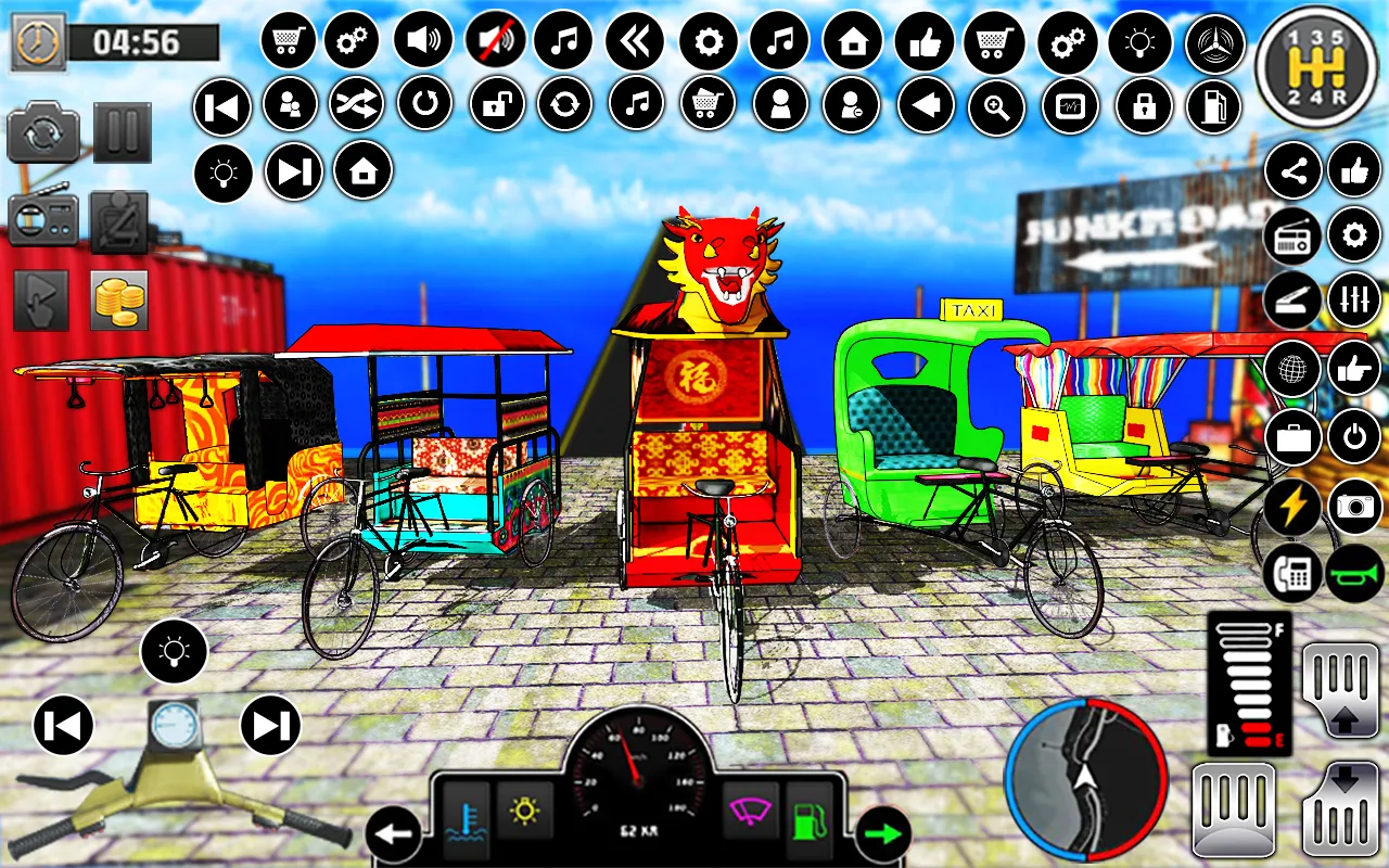 Bicycle Rickshaw Driving Games | Indus Appstore | Screenshot