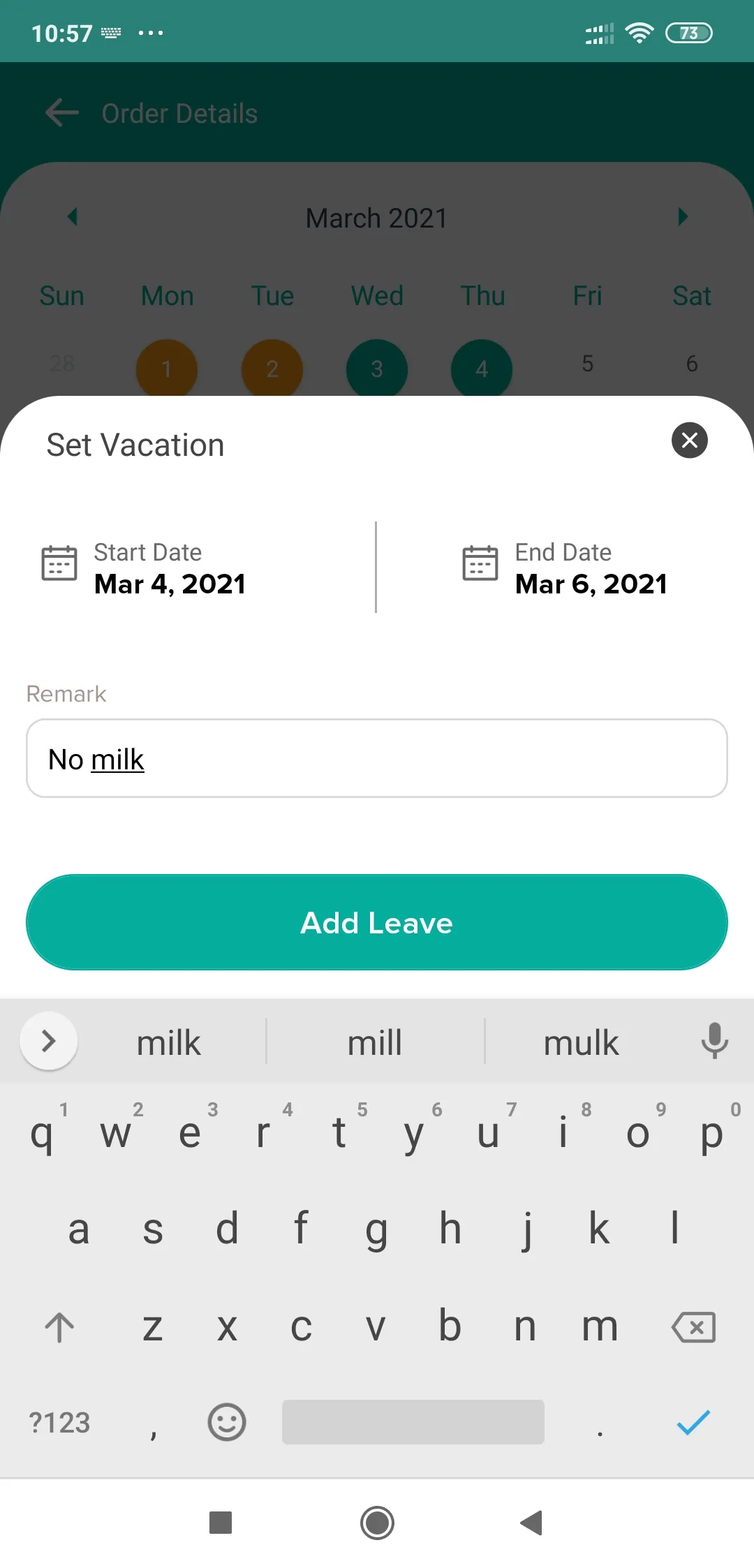 Simple Dairy Customer | Indus Appstore | Screenshot