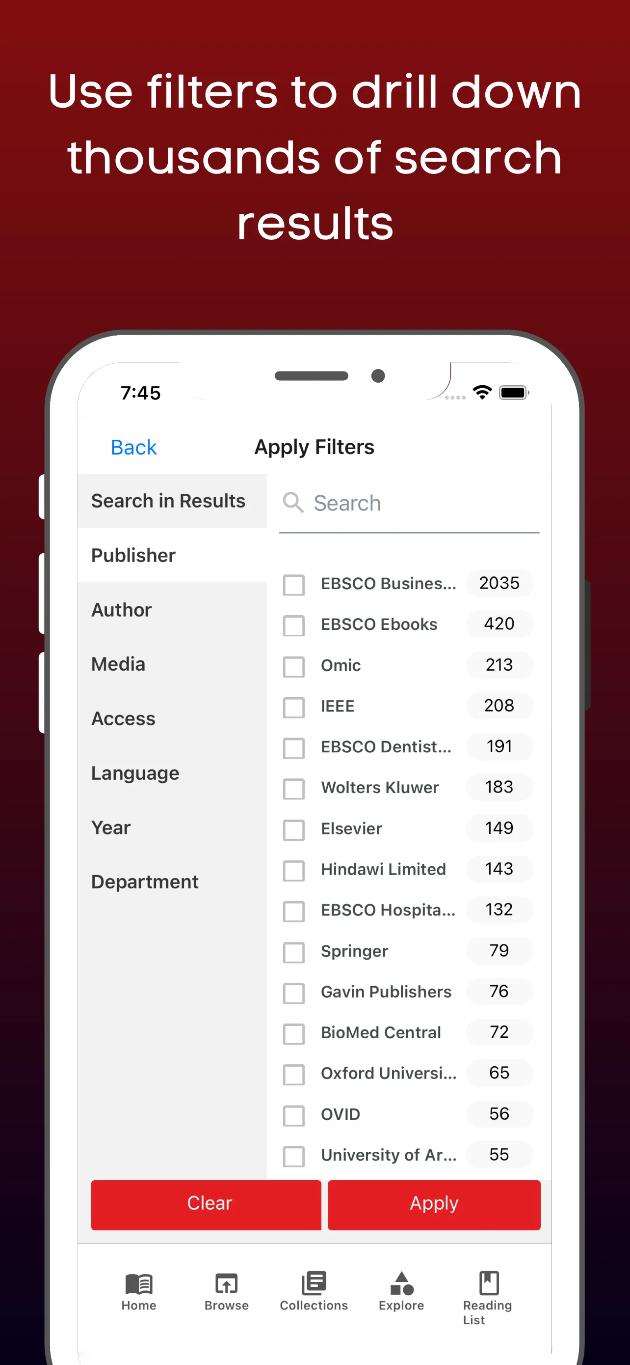 MMDUA eLibrary | Indus Appstore | Screenshot