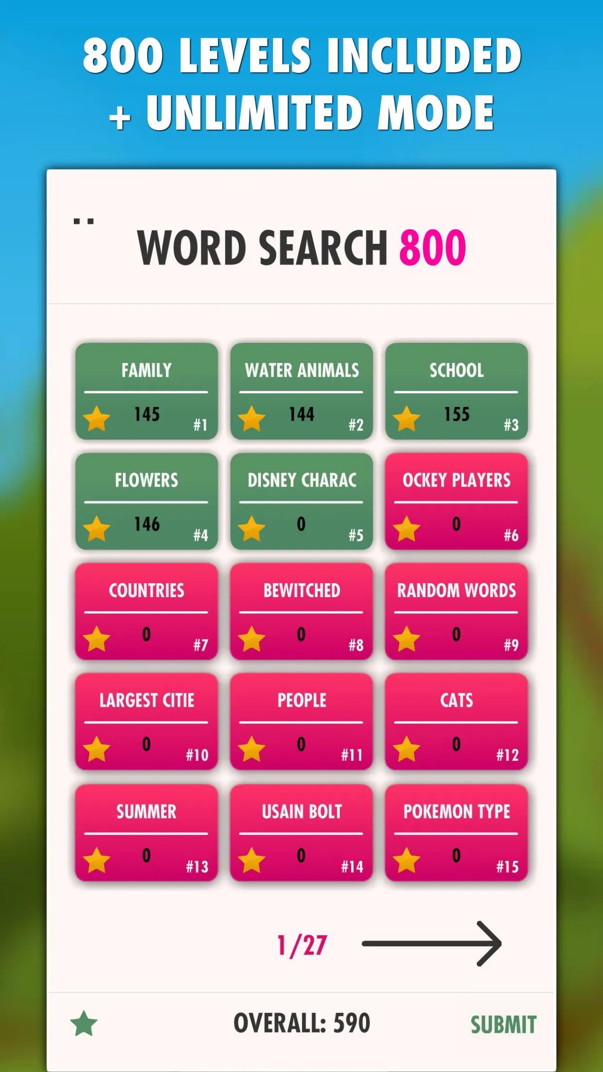 Word Search 800 | Indus Appstore | Screenshot