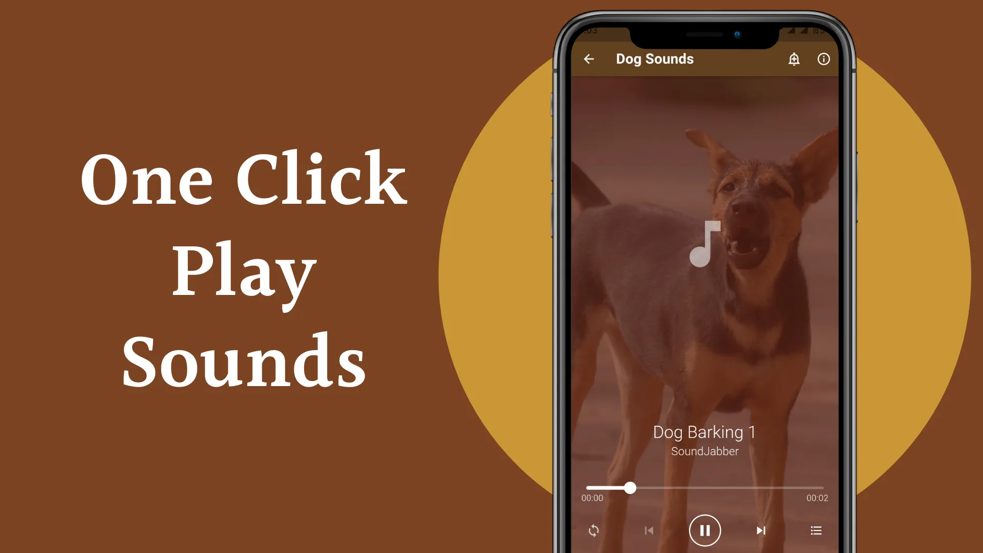 Dog Sounds - Barking Ringtones | Indus Appstore | Screenshot