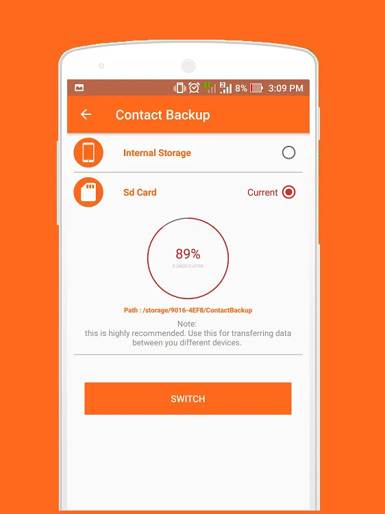 Easy Contact Backup | Indus Appstore | Screenshot