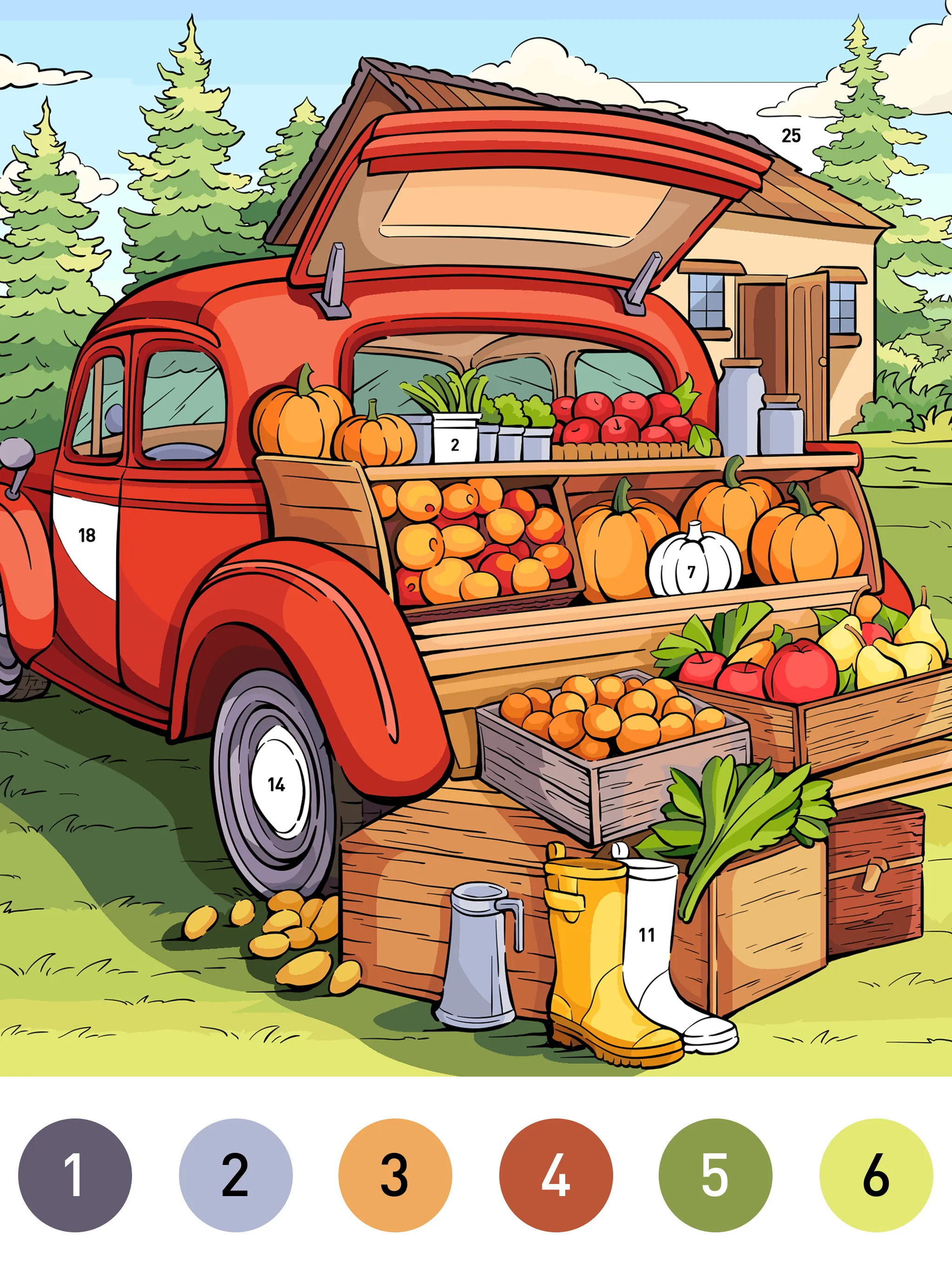 Country Farm Coloring Book | Indus Appstore | Screenshot