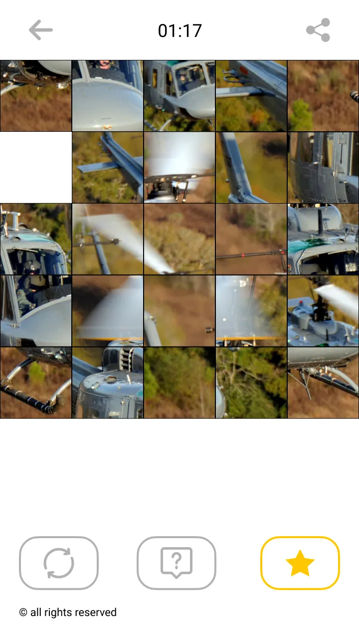 Helicopter Mosaic Puzzles | Indus Appstore | Screenshot