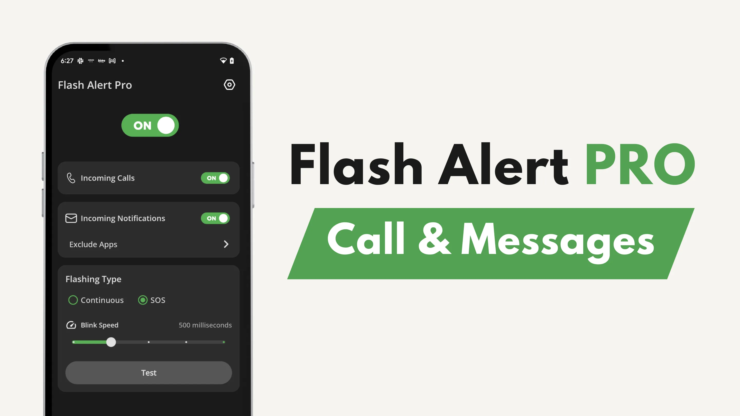 Flash Alert Pro - Calls & Sms | Indus Appstore | Screenshot