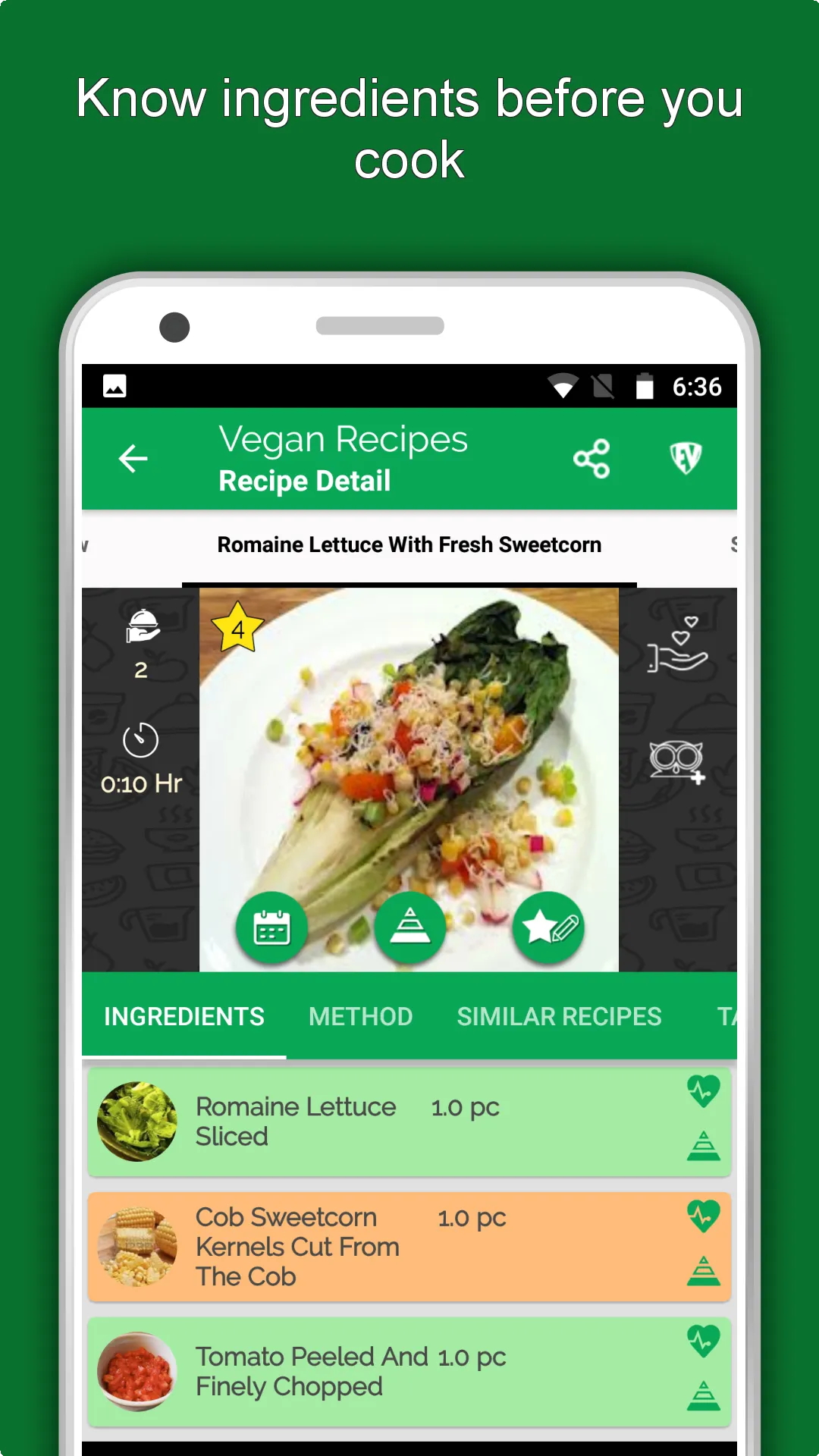 Vegan Food Recipes Diet Plan | Indus Appstore | Screenshot