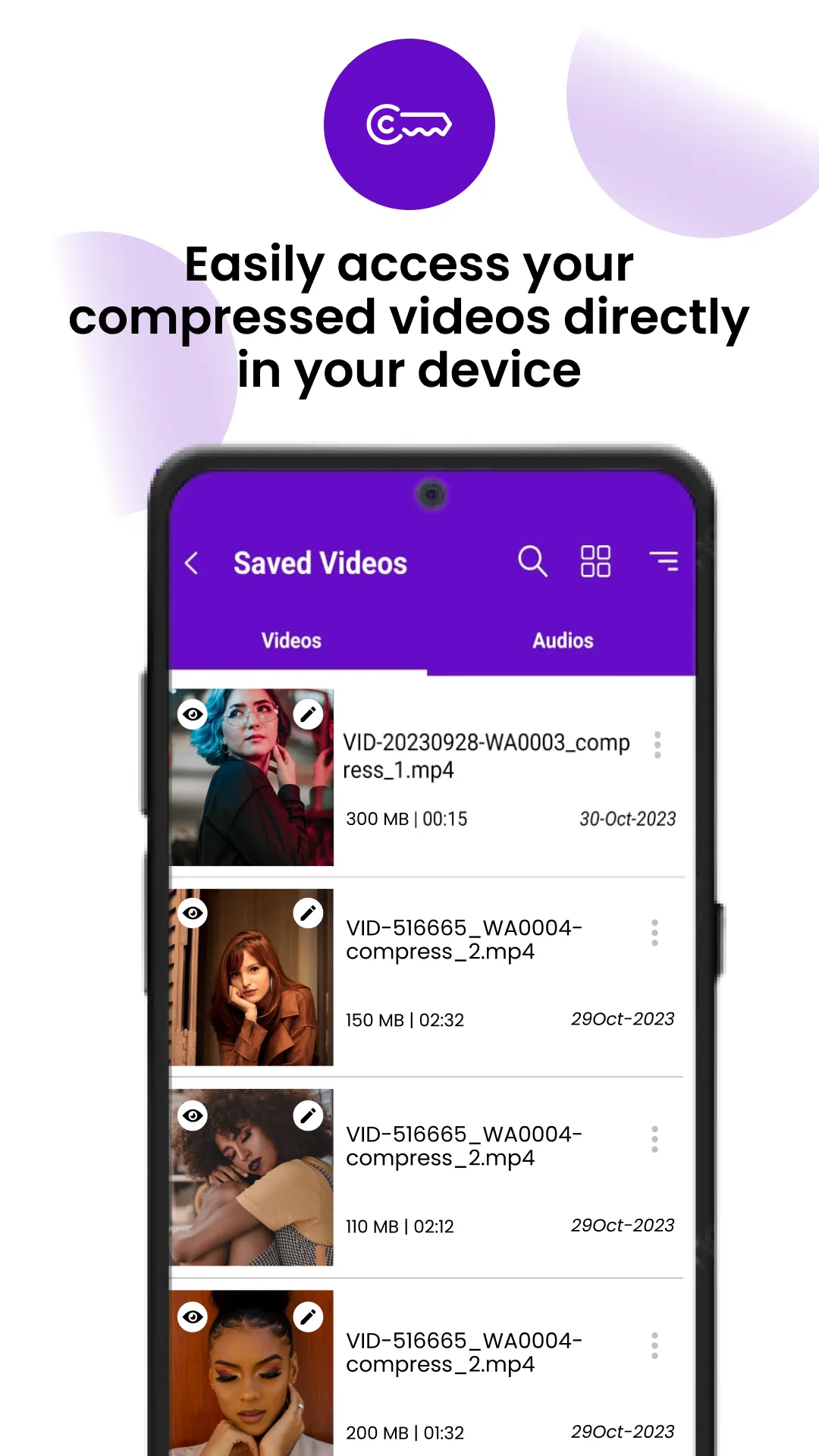 Compress Video: Downsize Video | Indus Appstore | Screenshot