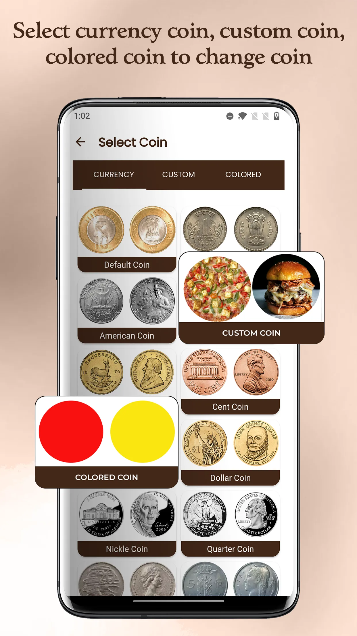 Coin Toss Heads or Tails | Indus Appstore | Screenshot