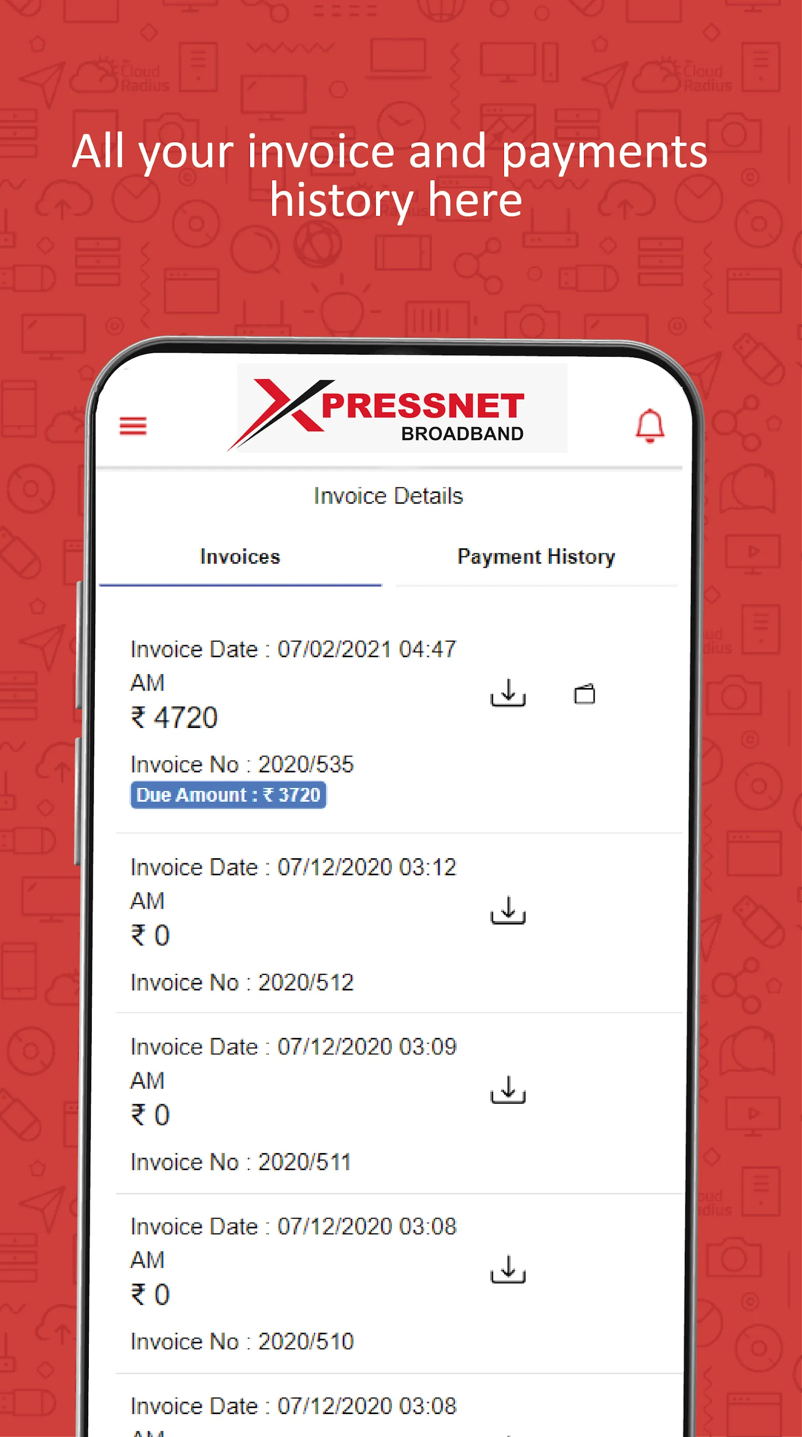 Xpressnet Broadband | Indus Appstore | Screenshot