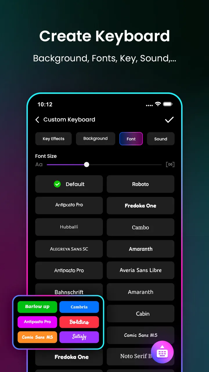 Neon LED Keyboard: RGB & Emoji | Indus Appstore | Screenshot