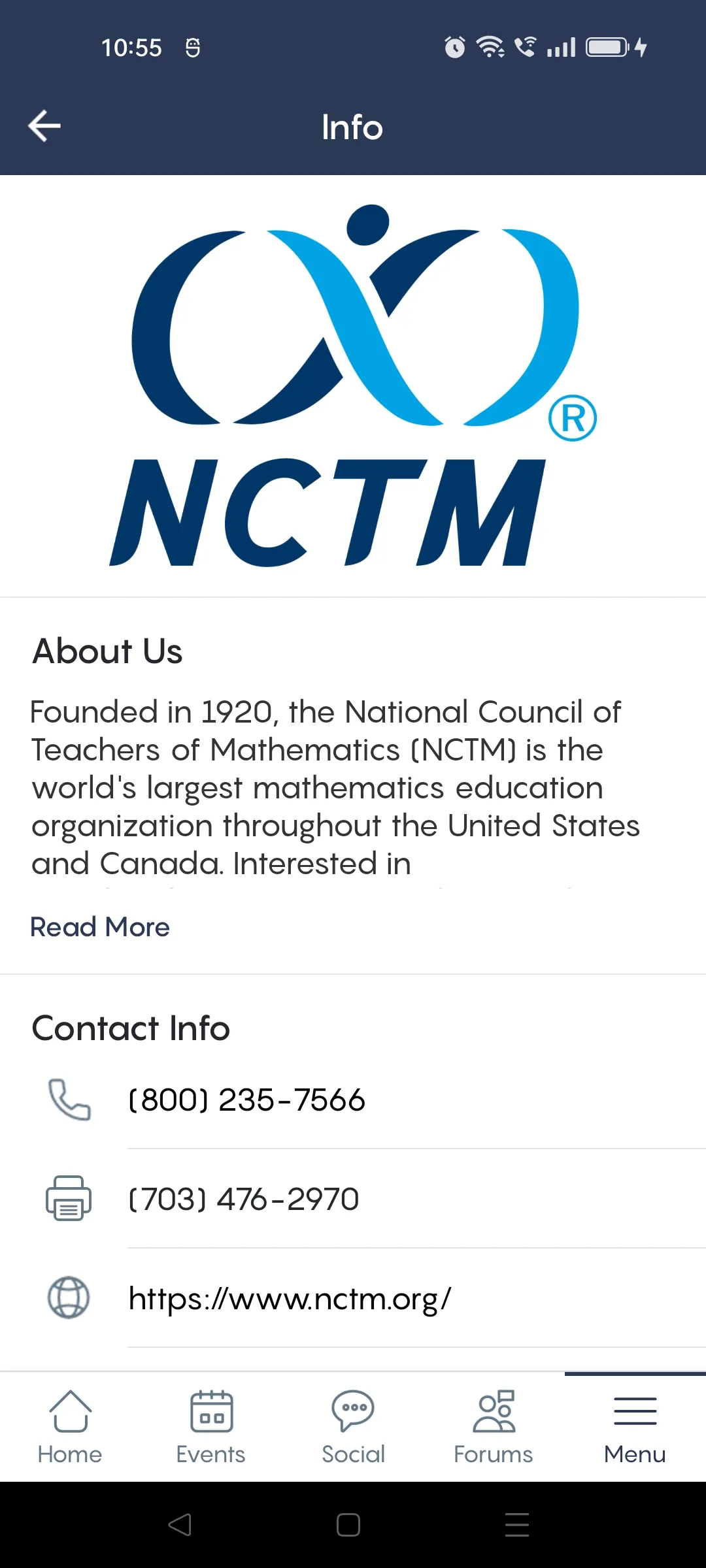 NCTM Central | Indus Appstore | Screenshot