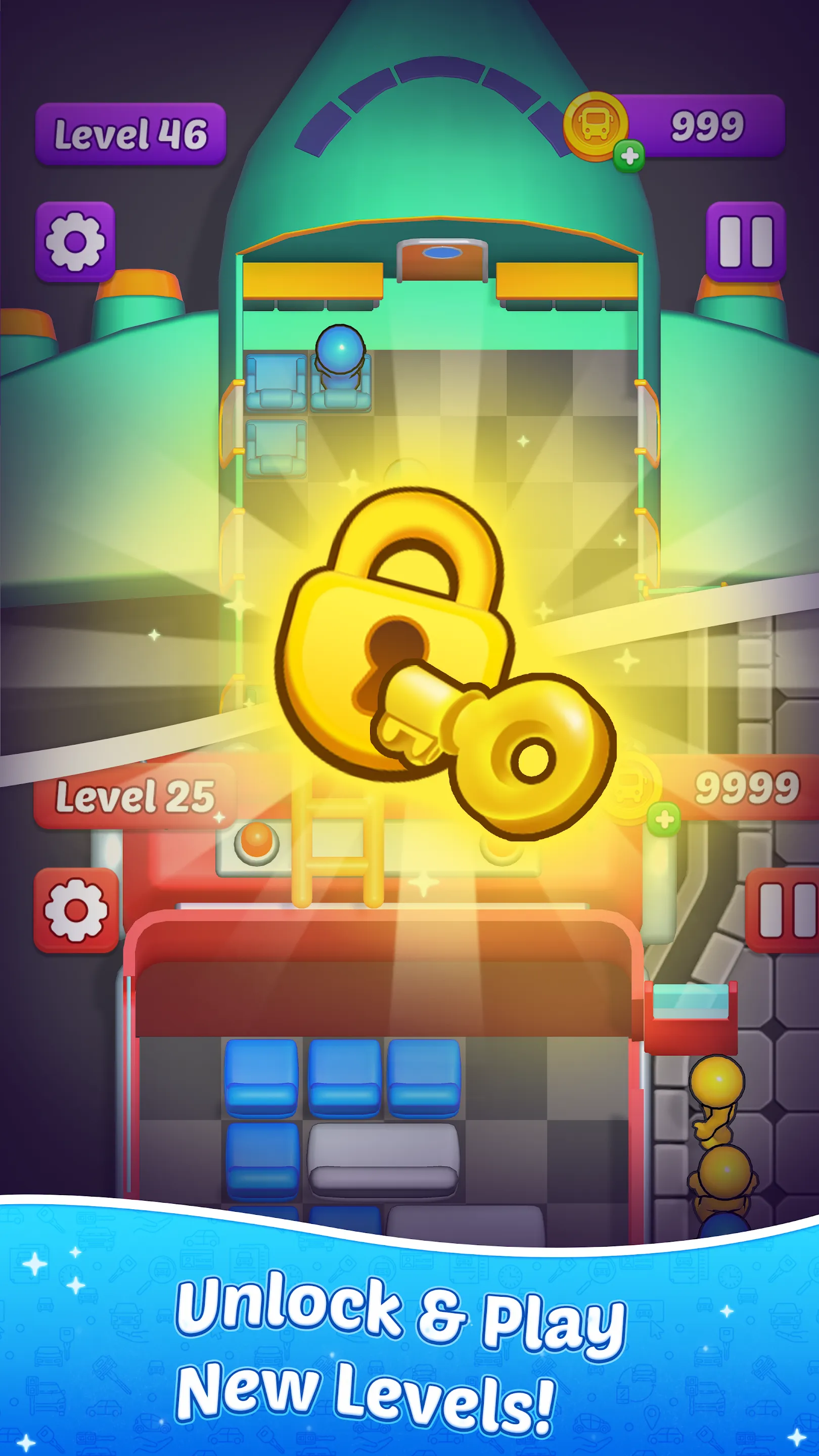 Seat Rush: 3D Sort Puzzle | Indus Appstore | Screenshot