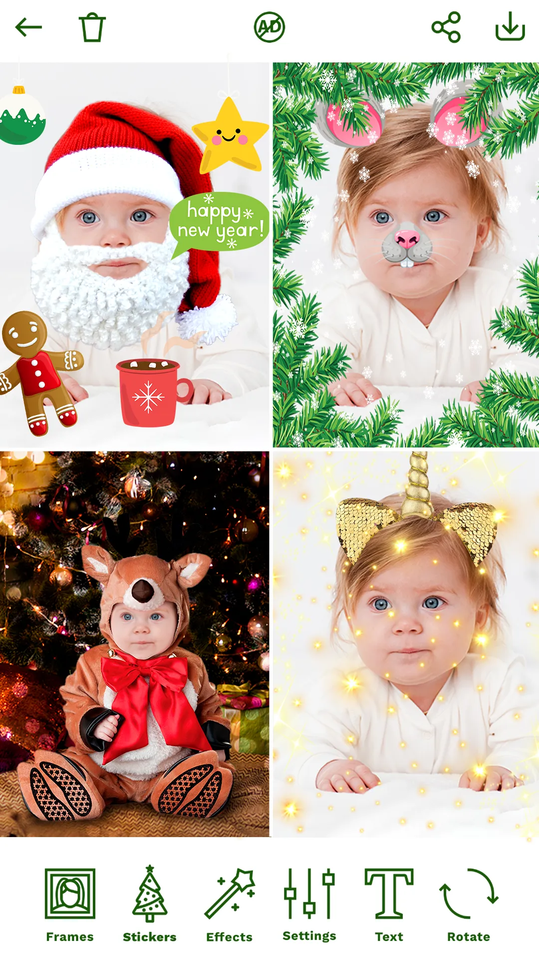 Christmas Frames Photo Editor | Indus Appstore | Screenshot