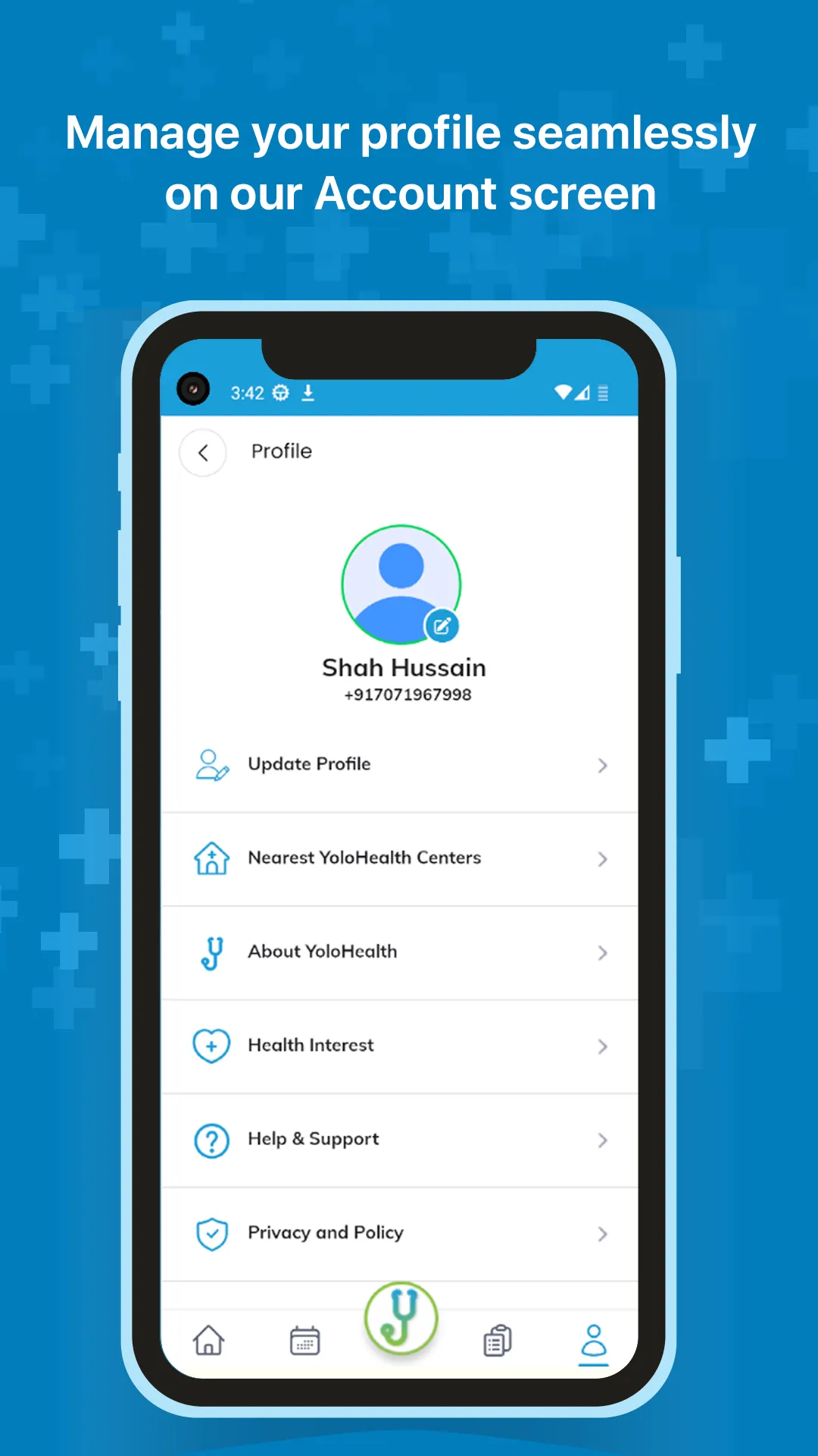 YoloHealth User | Indus Appstore | Screenshot