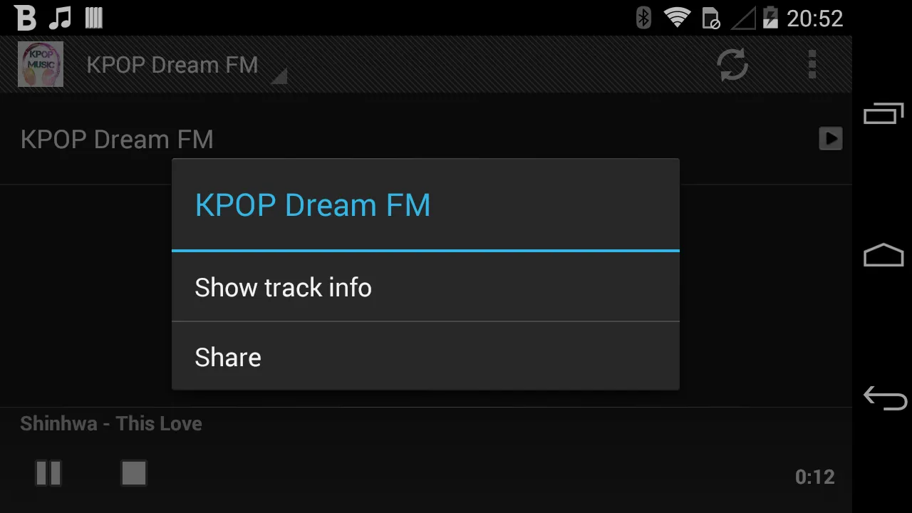 KPOP RADIO | Indus Appstore | Screenshot