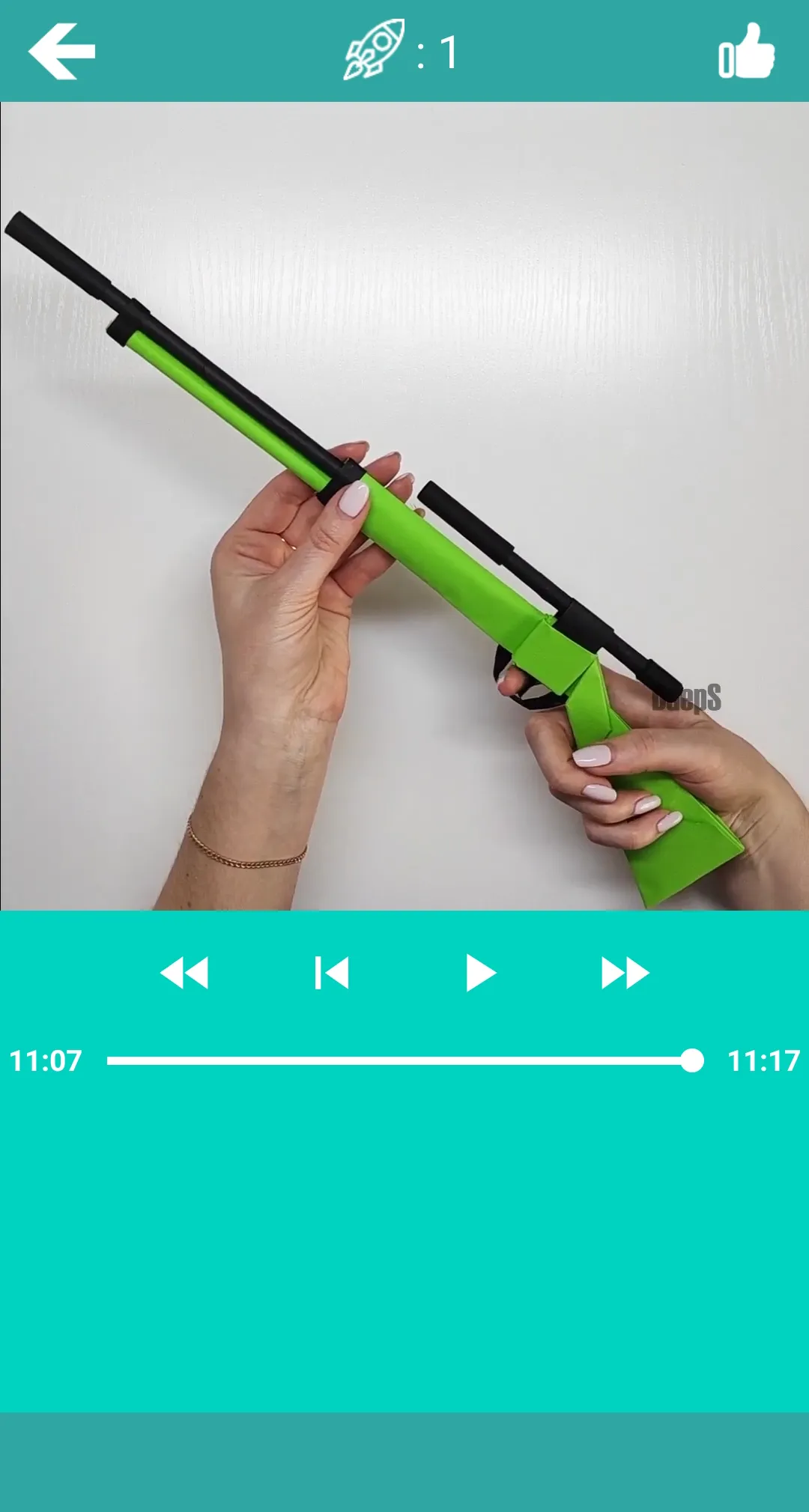 Origami Weapons Videos Easy | Indus Appstore | Screenshot