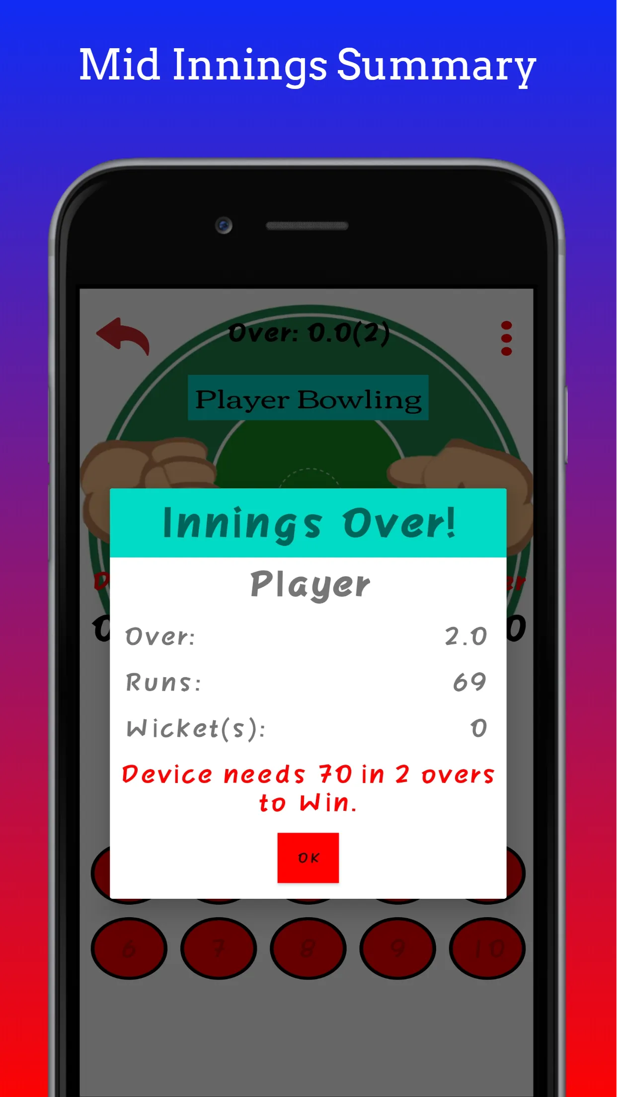 Hand Cricket | Indus Appstore | Screenshot