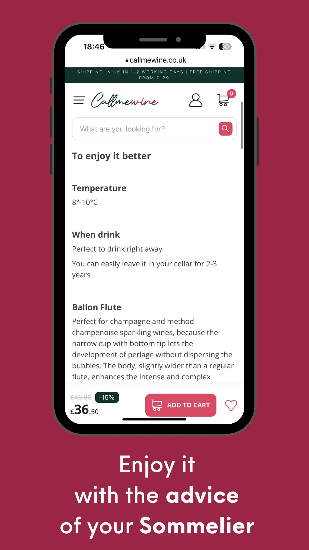 Callmewine | Indus Appstore | Screenshot