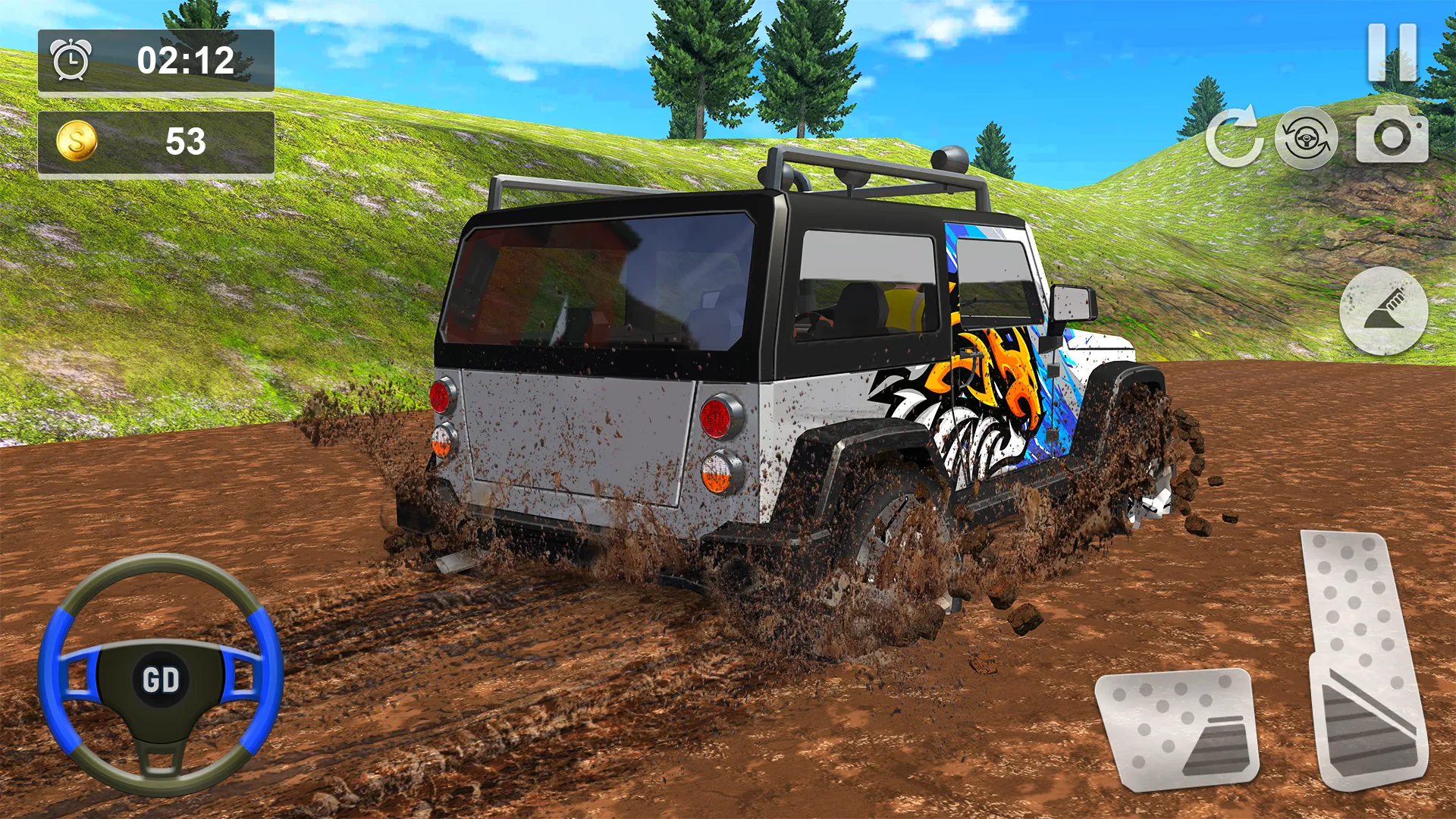 Offroad Jeep Driving - 3D Game | Indus Appstore | Screenshot