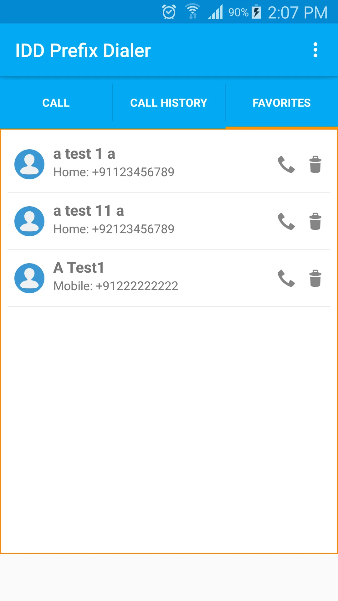 IDD Prefix Dialer (IDD/ISD) | Indus Appstore | Screenshot