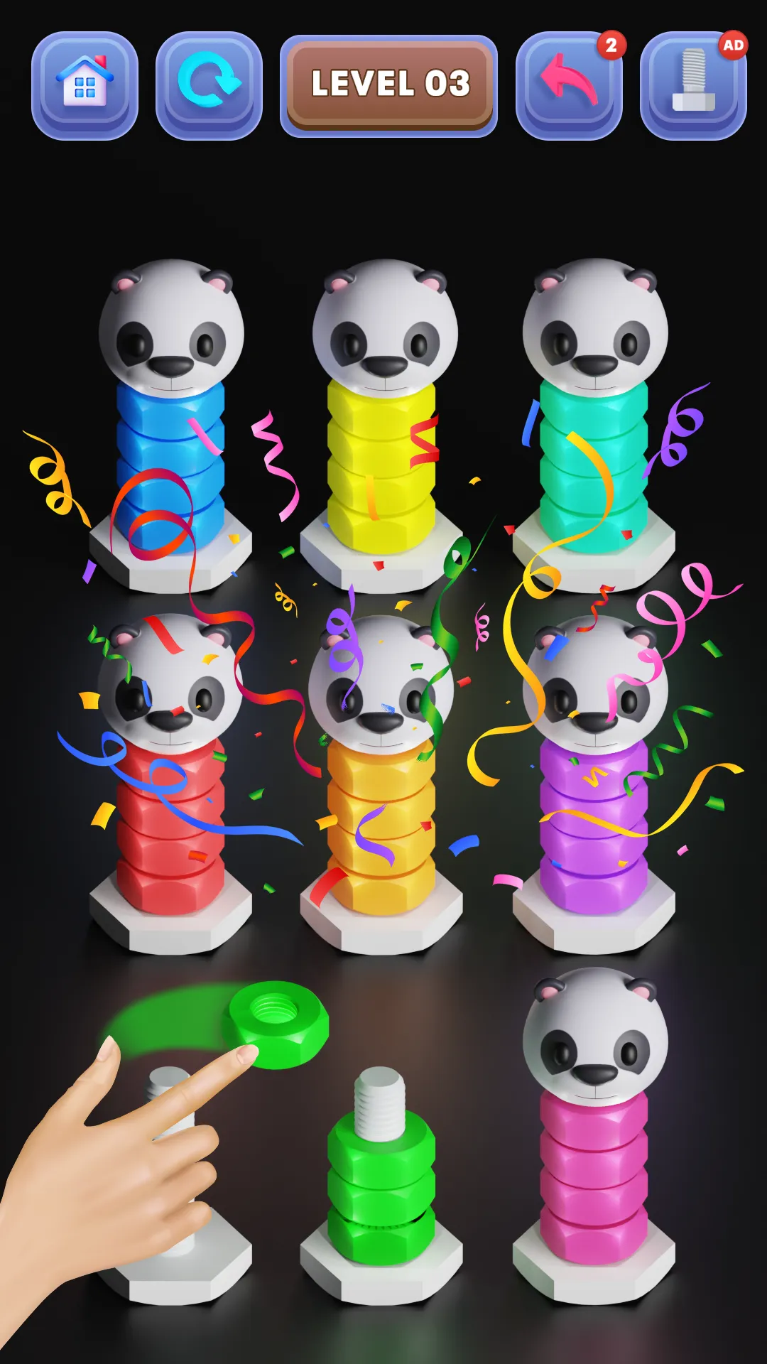 Nuts & Bolts, Nut Puzzle Games | Indus Appstore | Screenshot