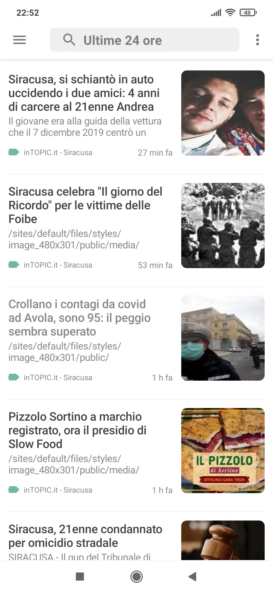 Siracusa notizie | Indus Appstore | Screenshot