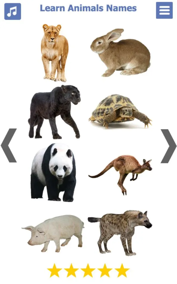 Animals Name Animal Sounds Ani | Indus Appstore | Screenshot