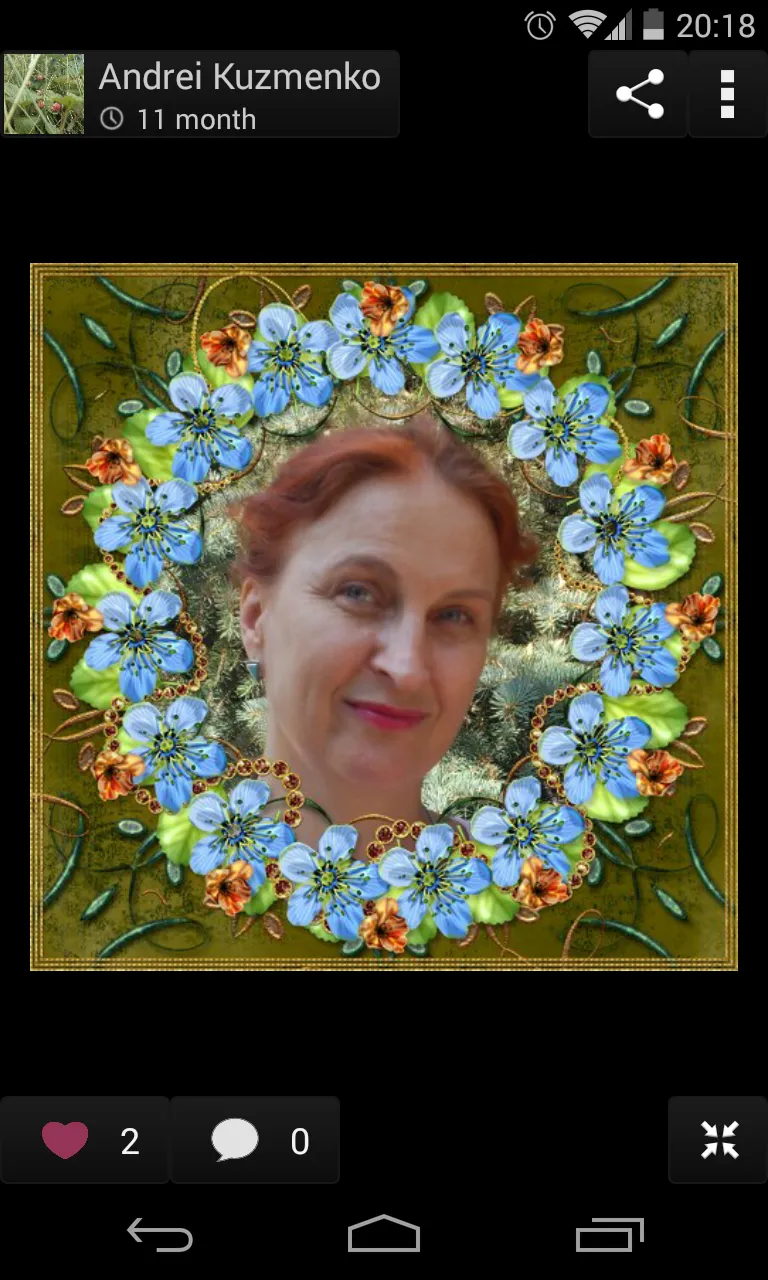 Flowers PhotoFrames | Indus Appstore | Screenshot