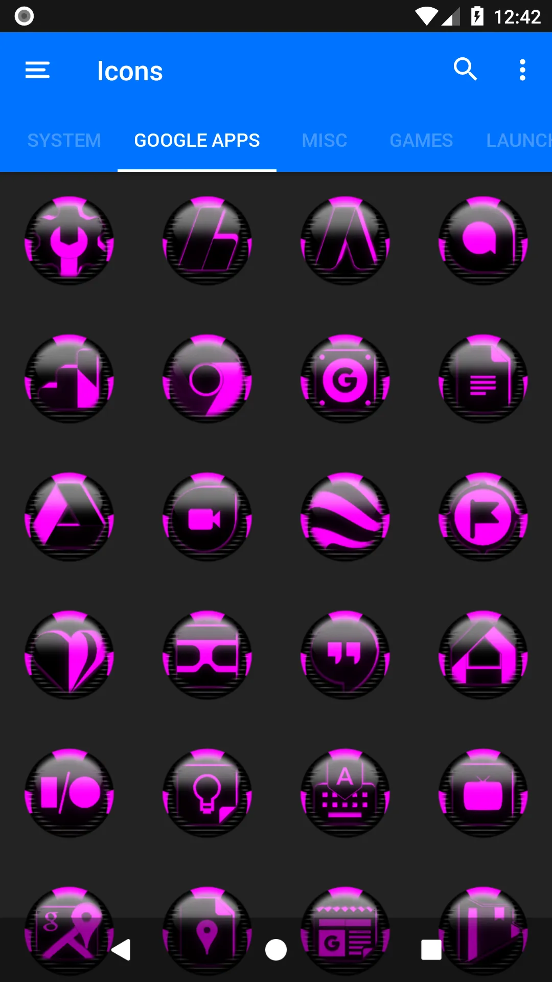 Pink Icon Pack Style 6 | Indus Appstore | Screenshot