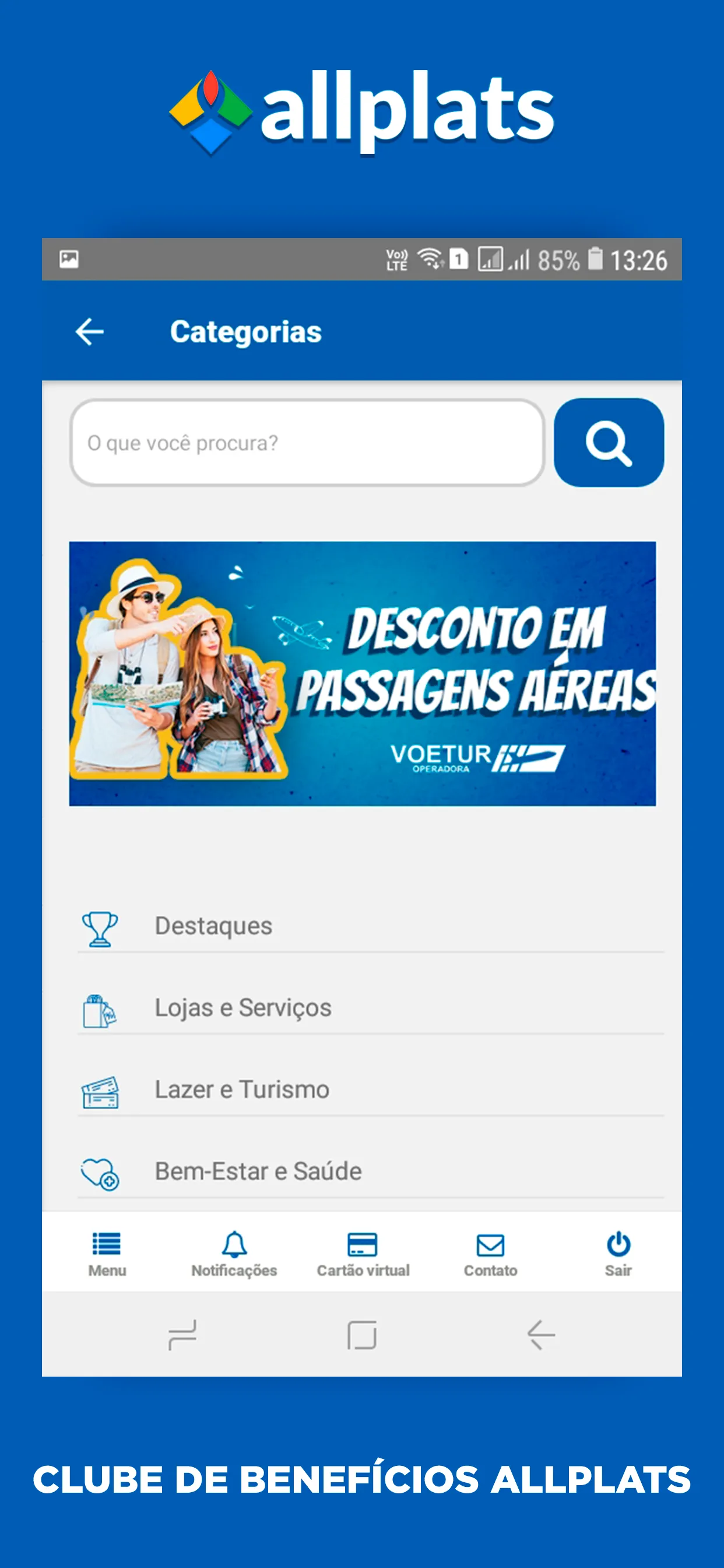 Clube de Benefícios Allplats | Indus Appstore | Screenshot