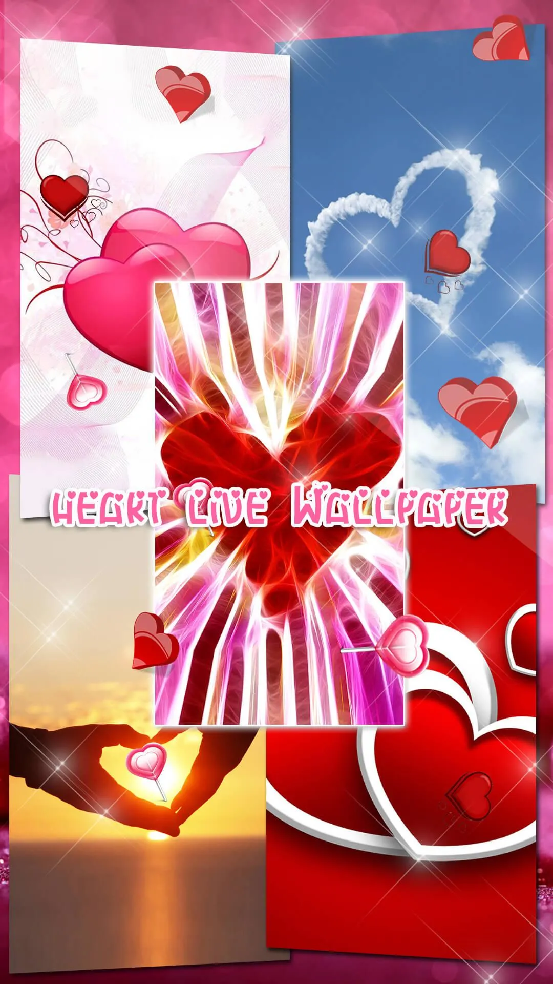 Heart Live Wallpaper | Indus Appstore | Screenshot