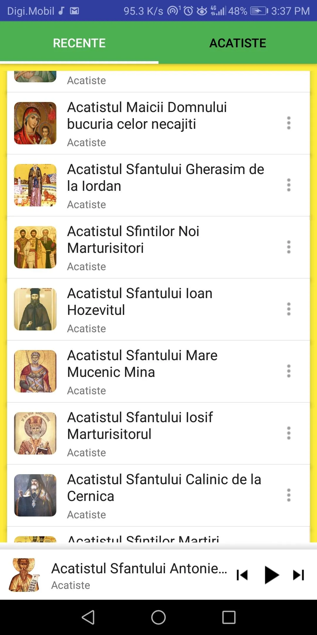 Acatiste ale tuturor sfintilor | Indus Appstore | Screenshot