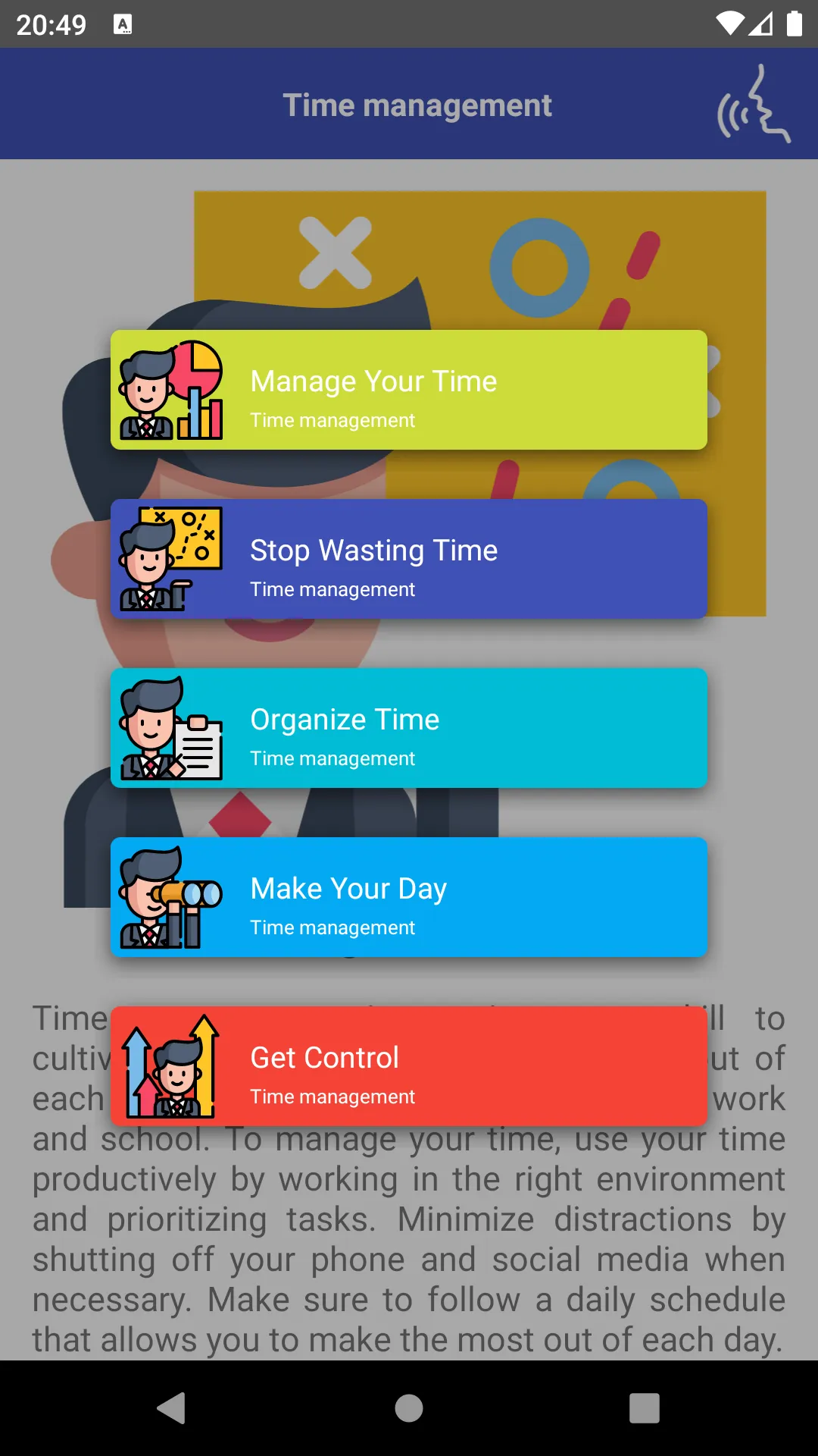 Time Management | Indus Appstore | Screenshot