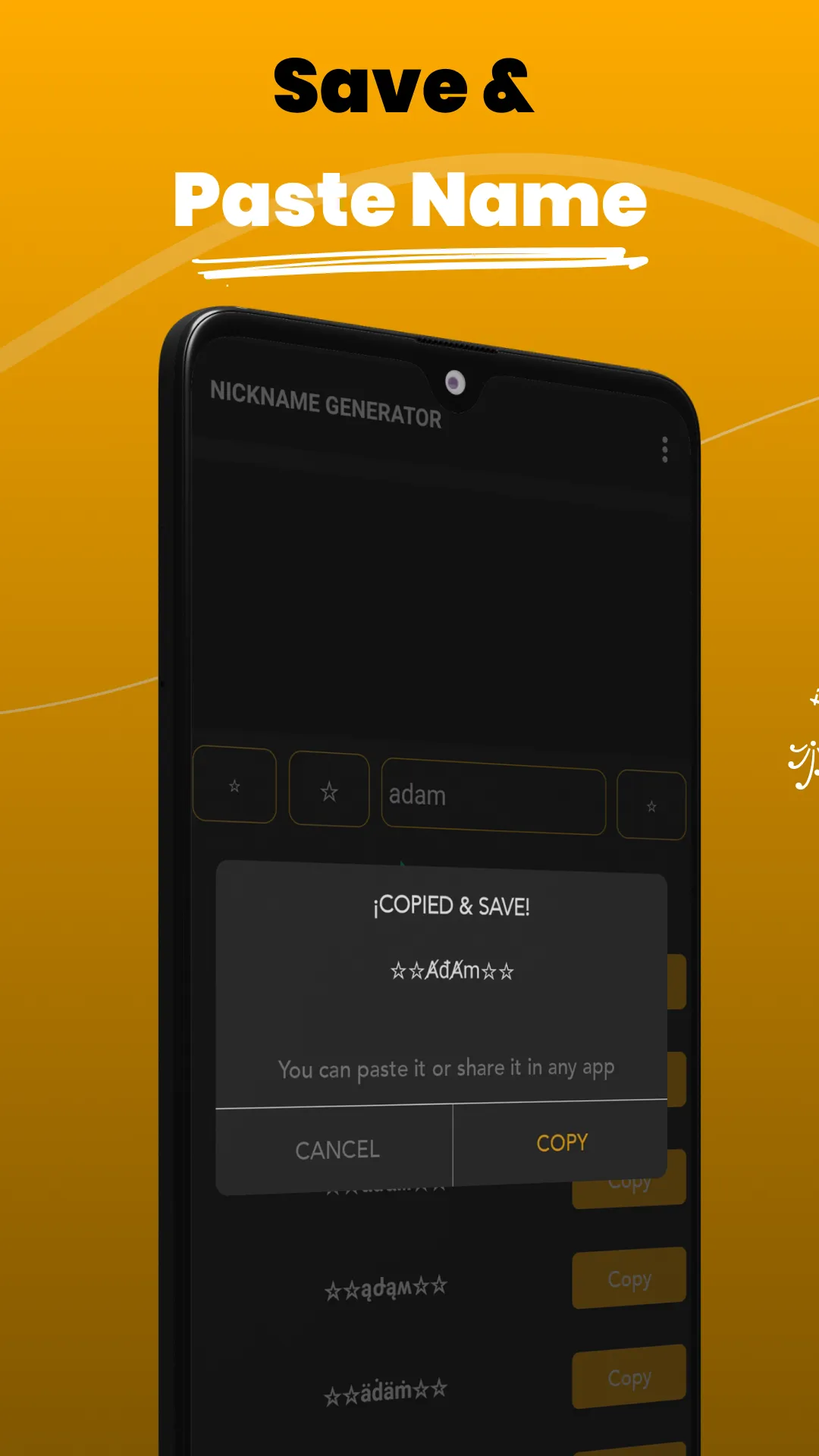 Gaming Name Styles & Nicknames | Indus Appstore | Screenshot