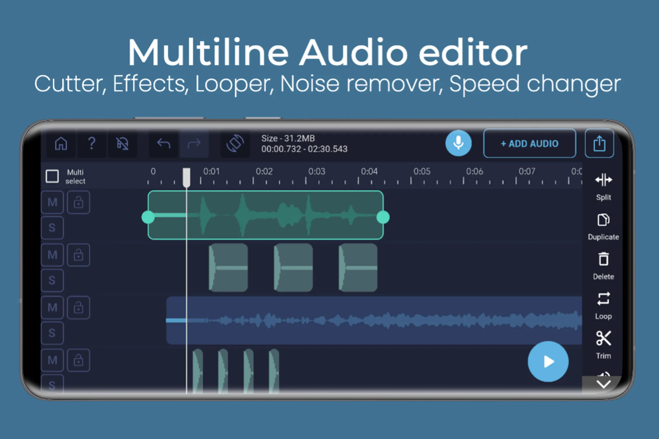 Pro Audio Editor - Music Mixer | Indus Appstore | Screenshot