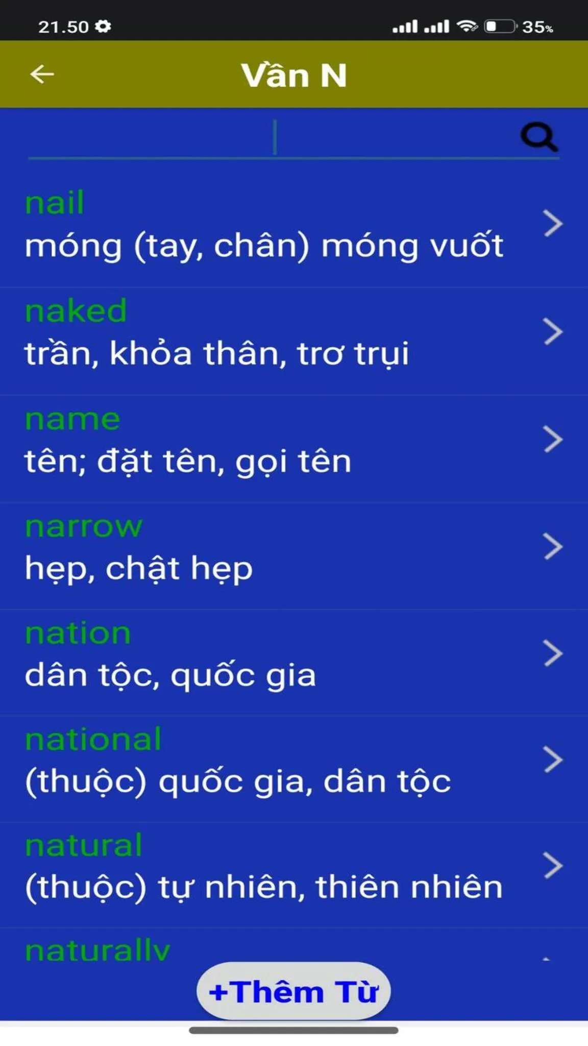 3500 Từ vựng Tiếng Anh | Indus Appstore | Screenshot