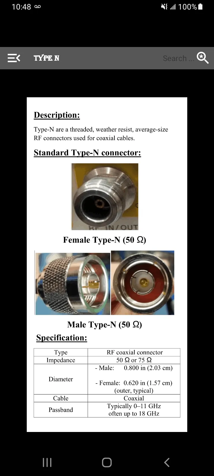 Radio Frequency Connector | Indus Appstore | Screenshot