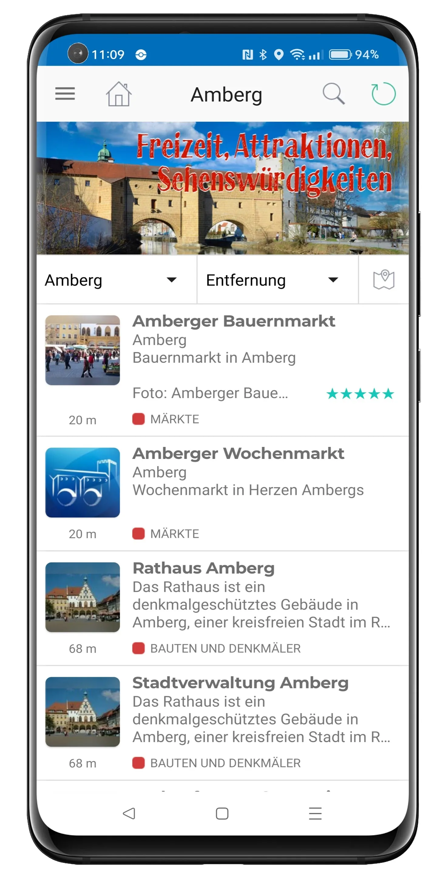 Amberg-Sulzbach Regional | Indus Appstore | Screenshot