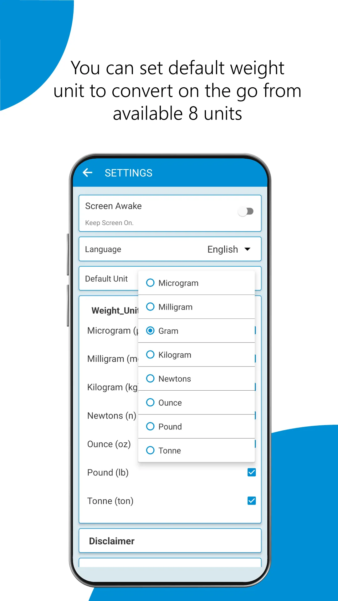 Weight Converter - kg to lbs | Indus Appstore | Screenshot