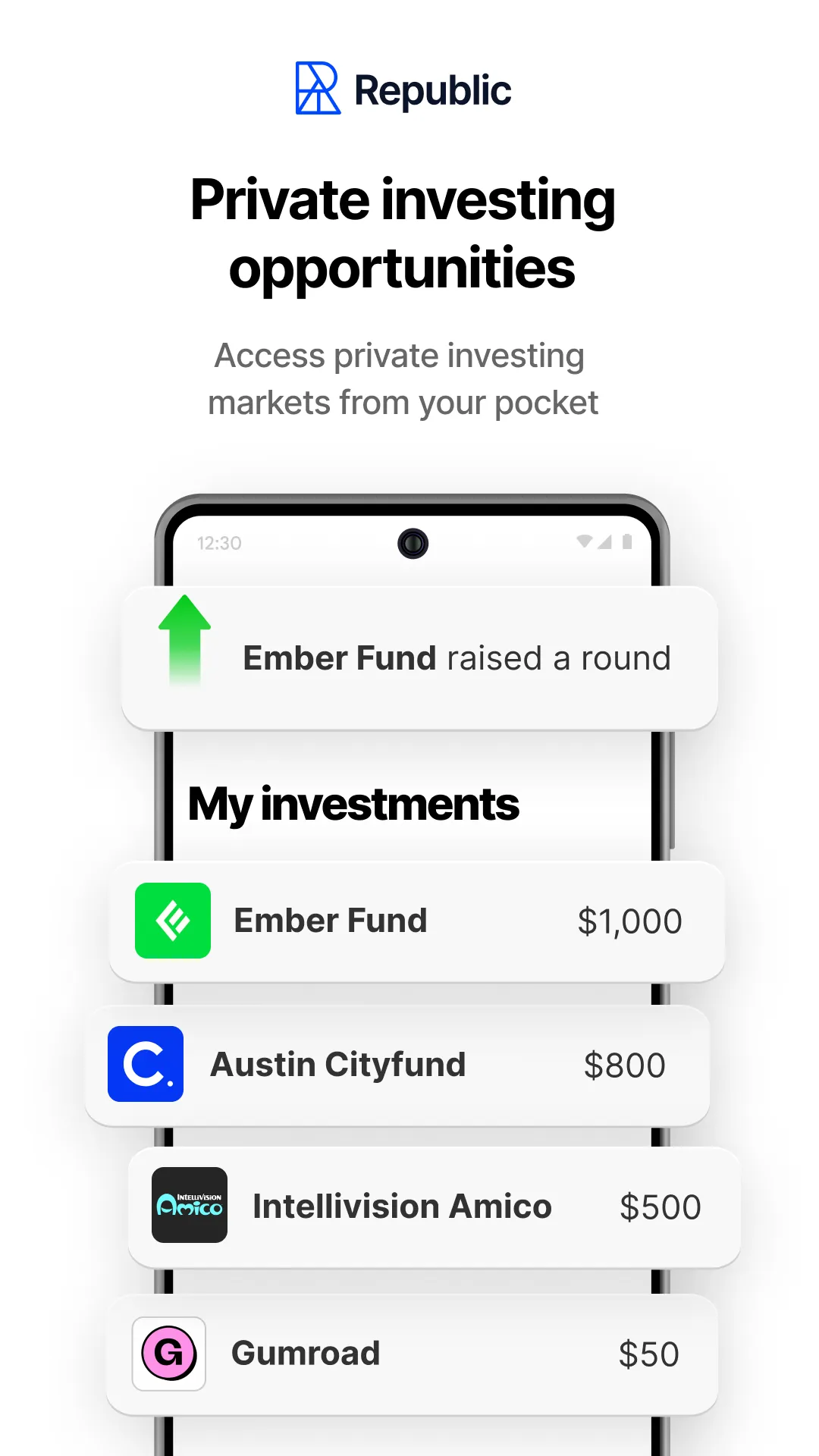 Republic: Private Investing | Indus Appstore | Screenshot