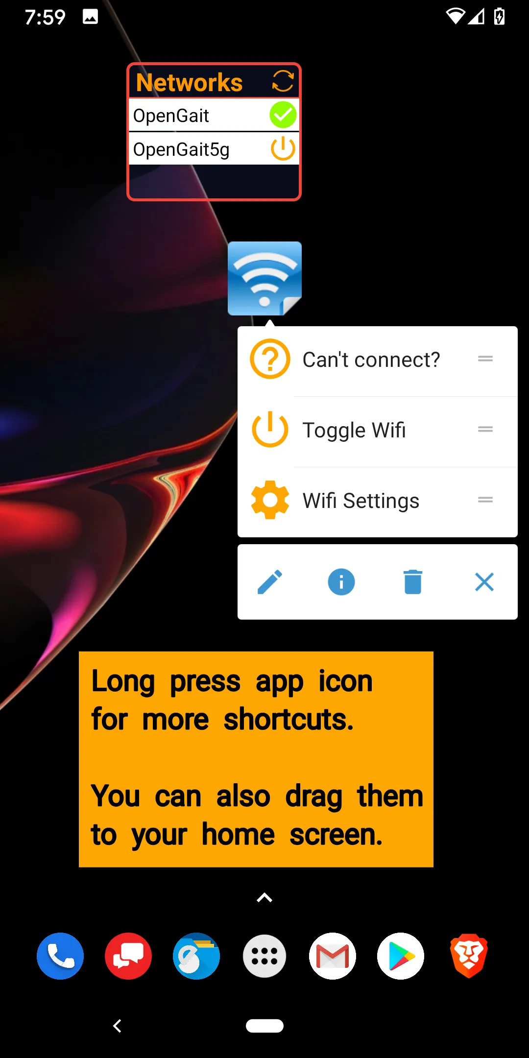 Wifi Shortcuts+ | Indus Appstore | Screenshot