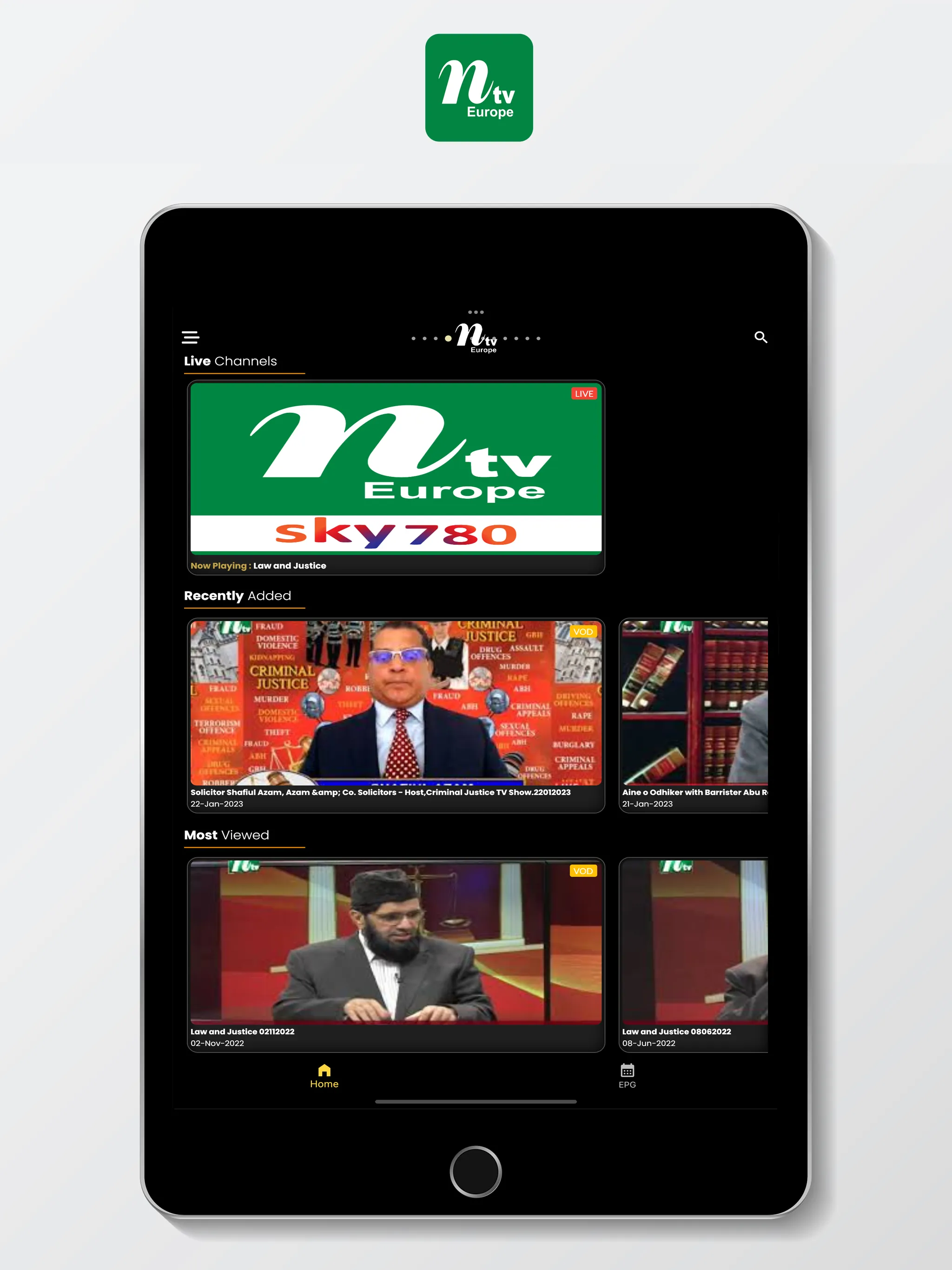 NTV Europe | Indus Appstore | Screenshot