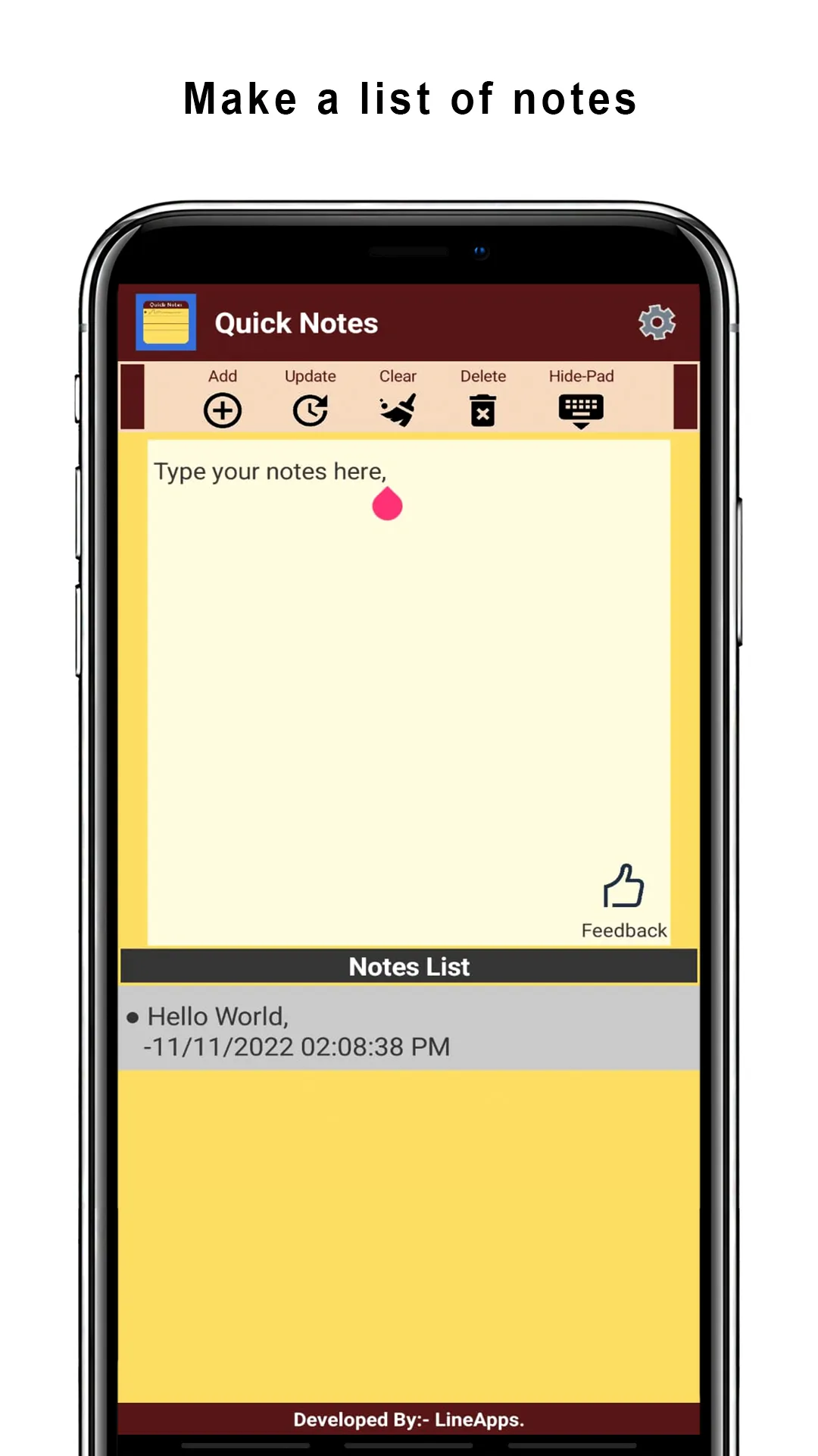 Quick Notes | Indus Appstore | Screenshot