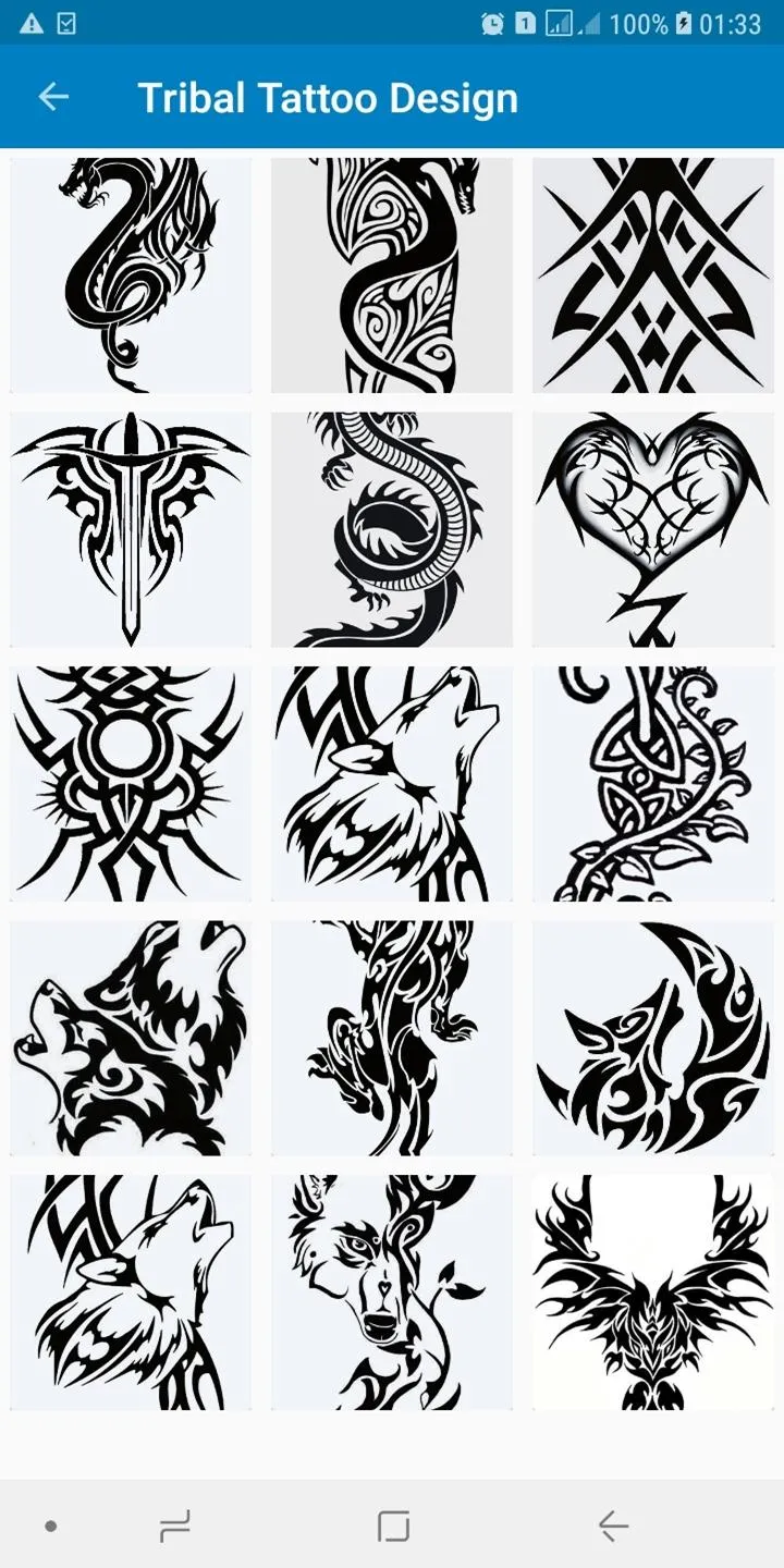 Simple Tribal Tattoo Design | Indus Appstore | Screenshot